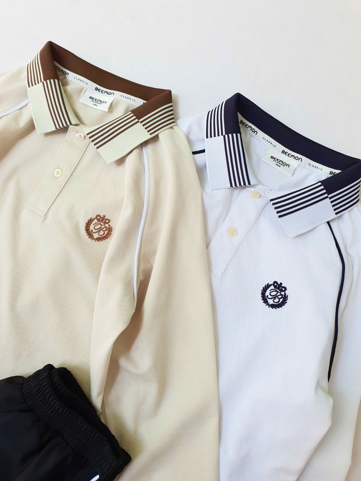Bộ polo dài tay Beemon BT, BG áo dòng vải polo , quần dòng vải golf