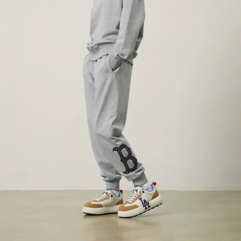 Quần jogger nỉ da cá,cạp chun, chữ gấu quần