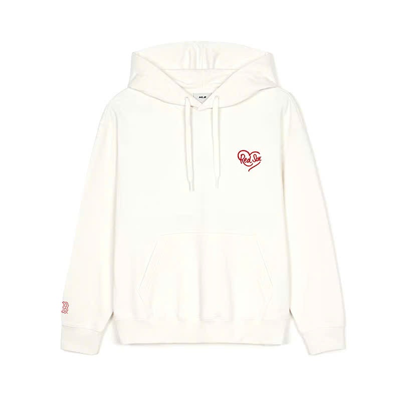 Áo nỉ hoodie, unisex, dài tay, túi vuông , ngực logo trái tim