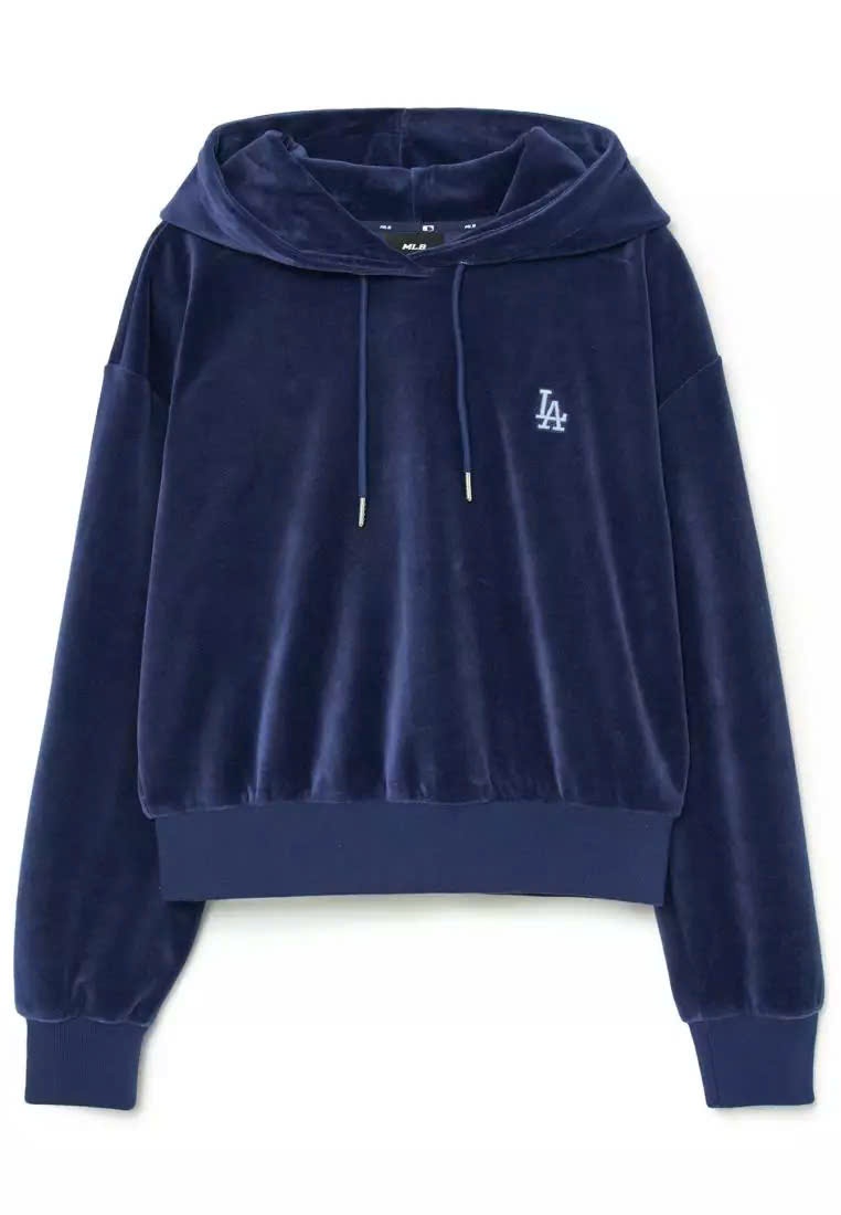 Áo hoodie nhung tuyết, dáng croptop, bo gấu