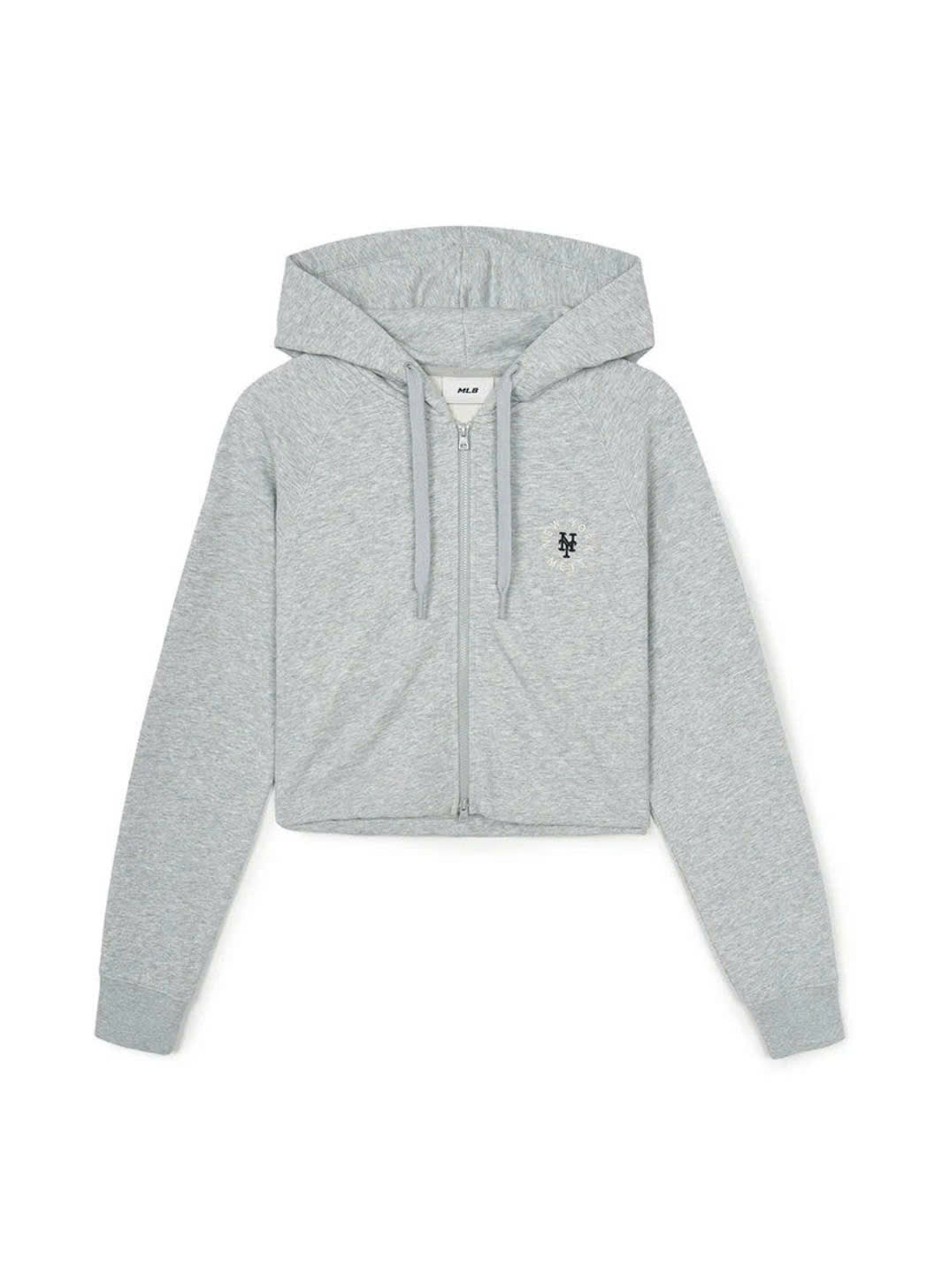Áo khoác nỉ da cá hoodie kéo khóa, dáng lửng, rút gấu