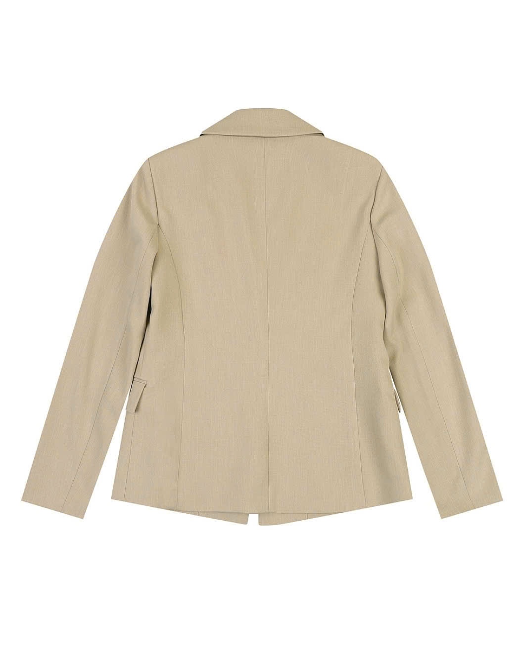 Áo khoác blazer cài 1 cúc, không xẻ