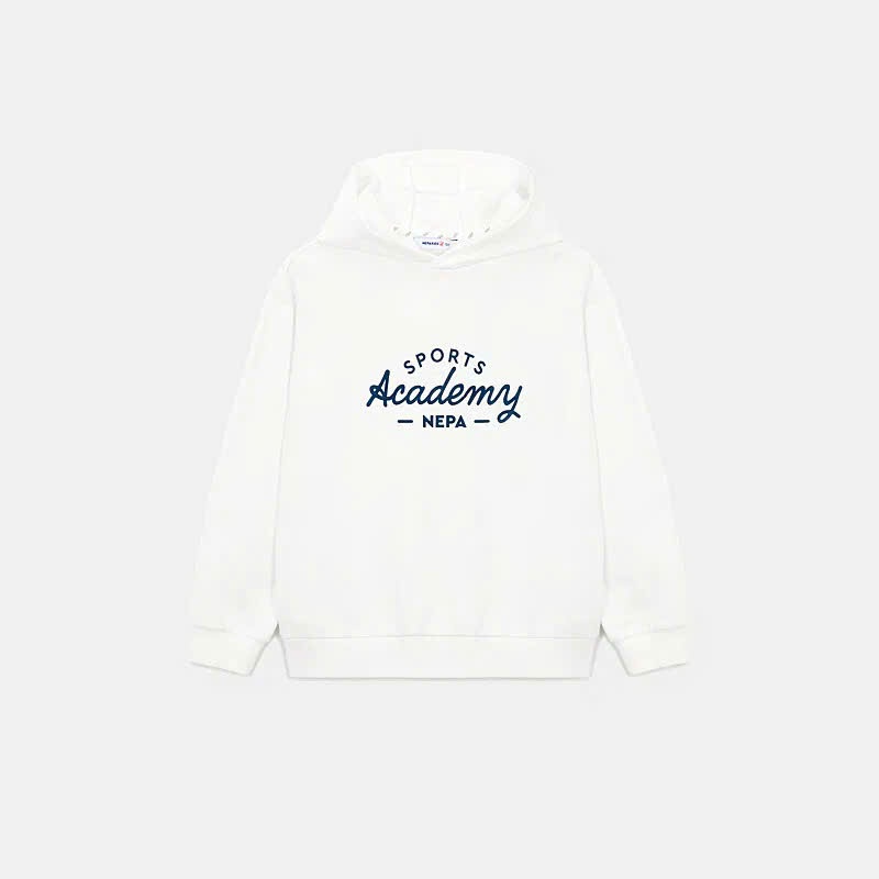 Áo nỉ hoodie kids dài tay,chữ trước ngực