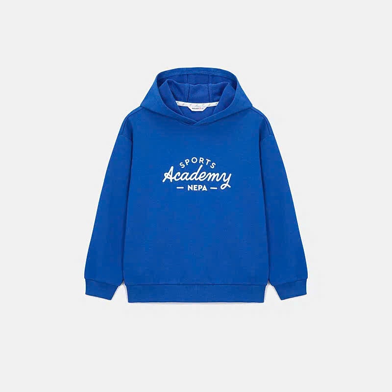 Áo nỉ hoodie kids dài tay,chữ trước ngực