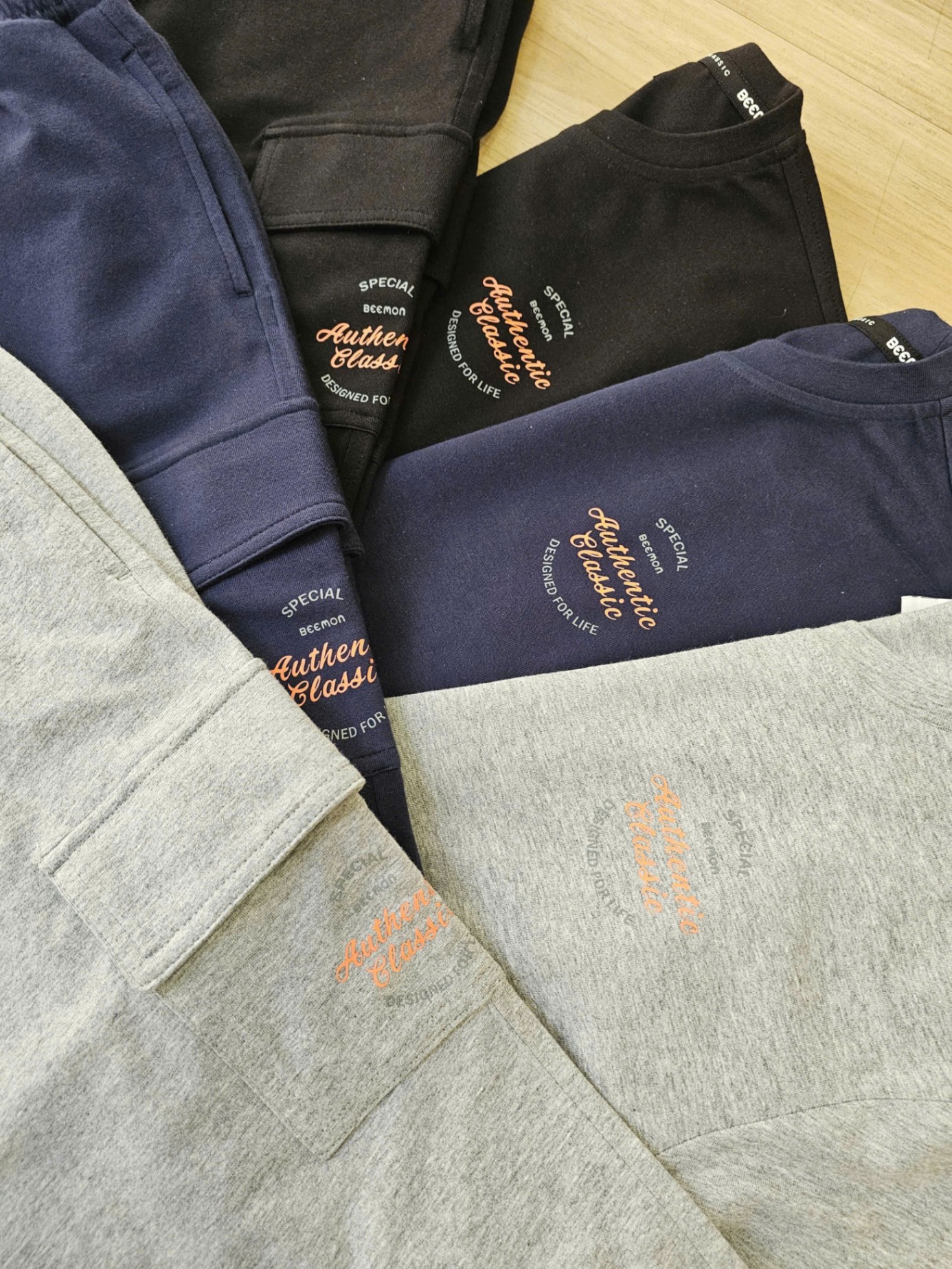 Bộ cotton co giãn 4 chiều Beemon cho BT BG