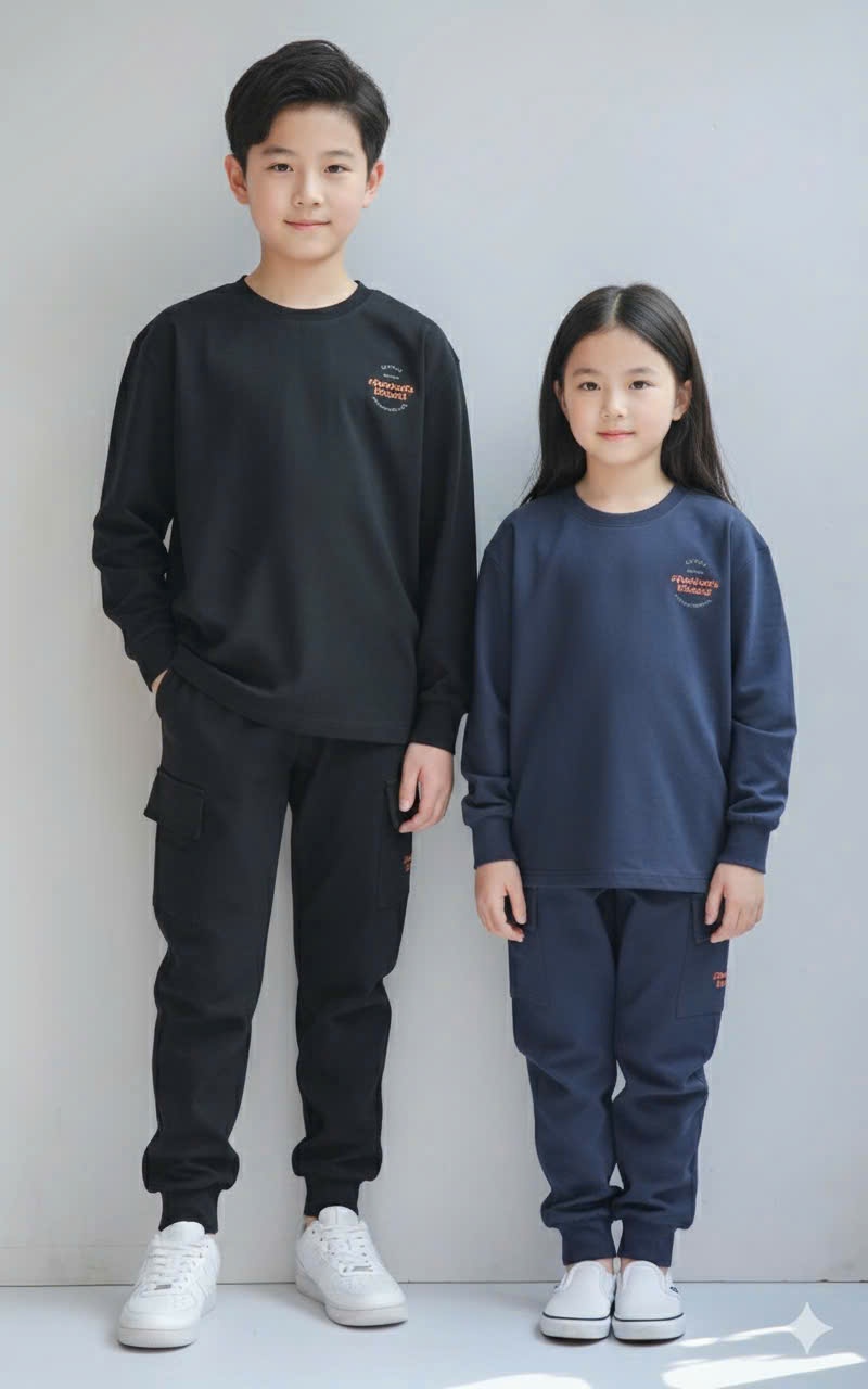 Bộ cotton co giãn 4 chiều Beemon cho BT BG