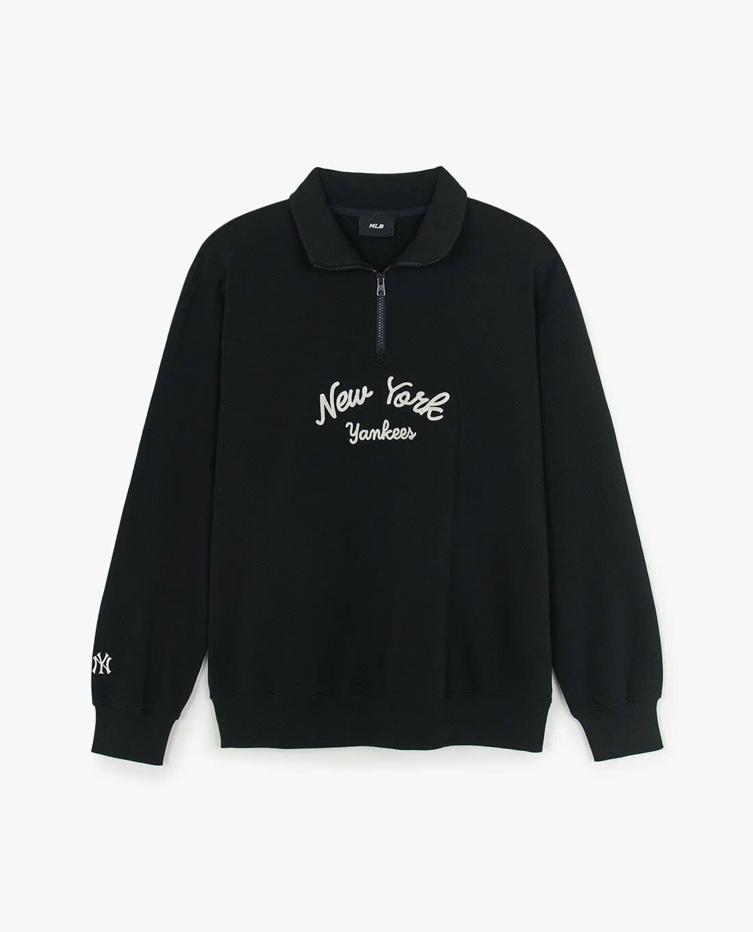 Áo nỉ da cá kéo khóa cổ, dòng unisex, chữ trước ngực