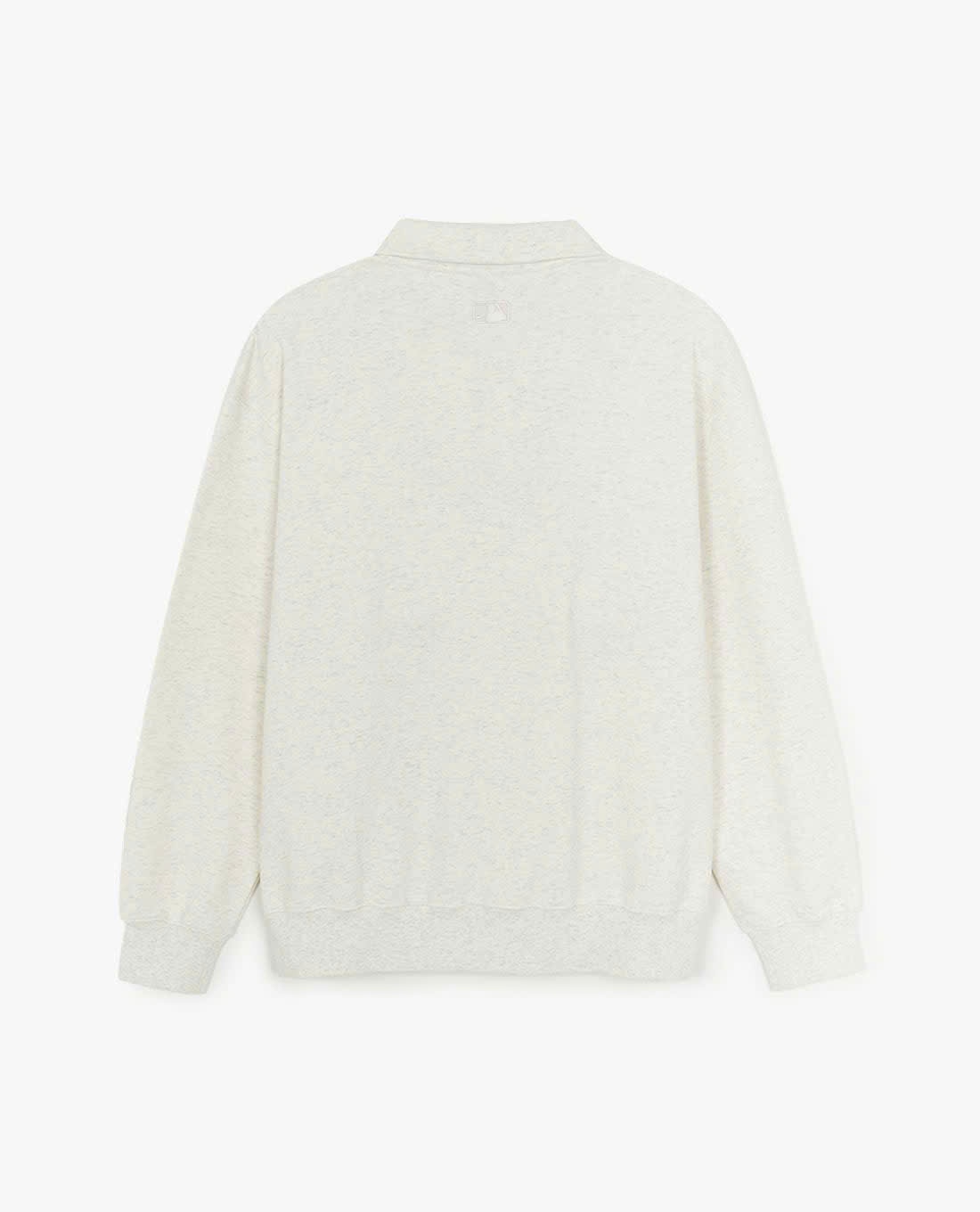 Áo nỉ da cá kéo khóa cổ, dòng unisex, chữ trước ngực
