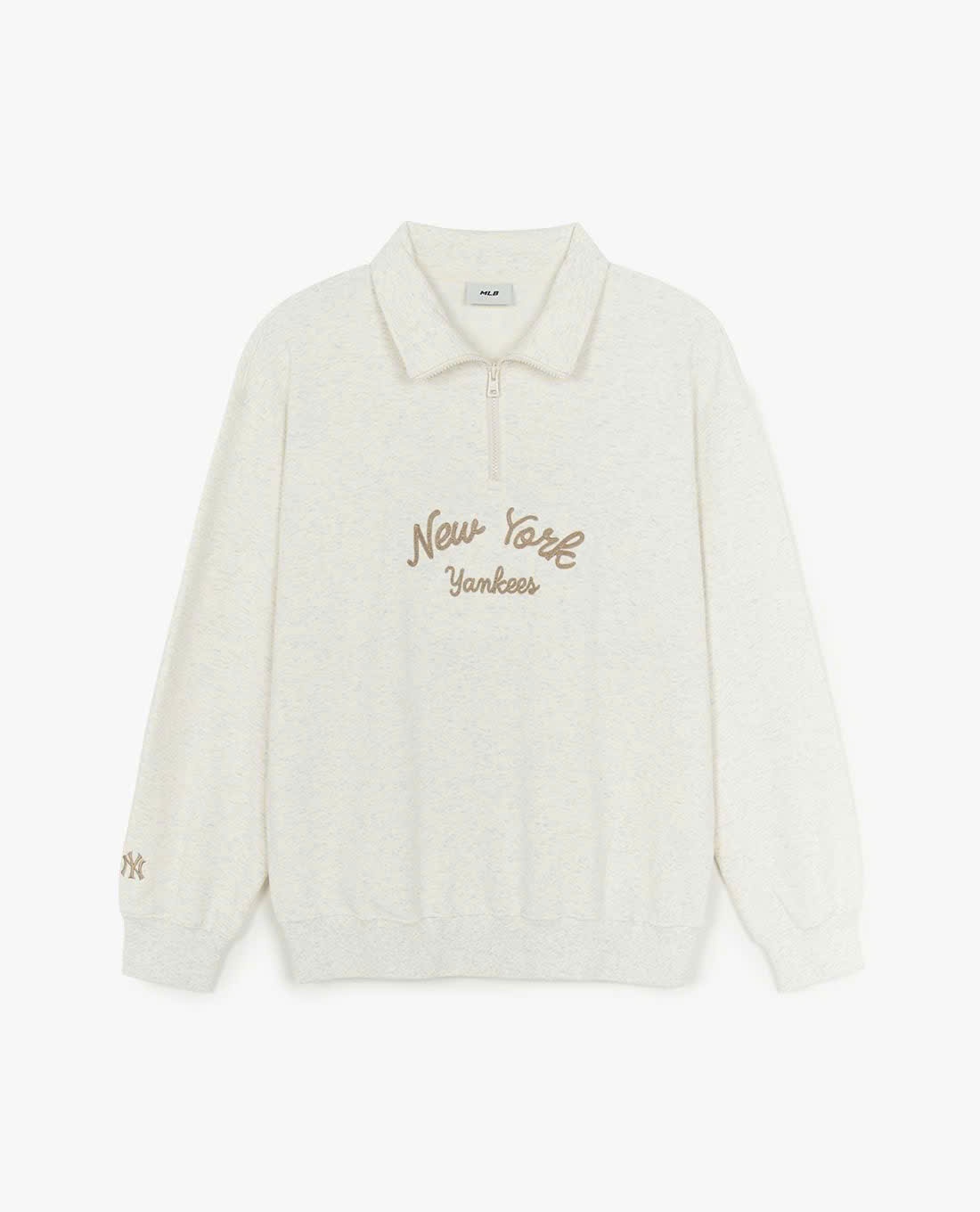 Áo nỉ da cá kéo khóa cổ, dòng unisex, chữ trước ngực