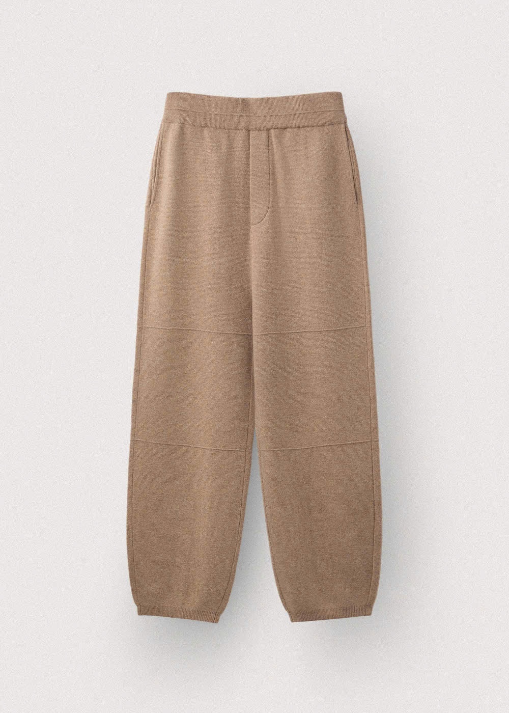 Quần baggy len unisex, cạp chun, đính hàng cúc sau