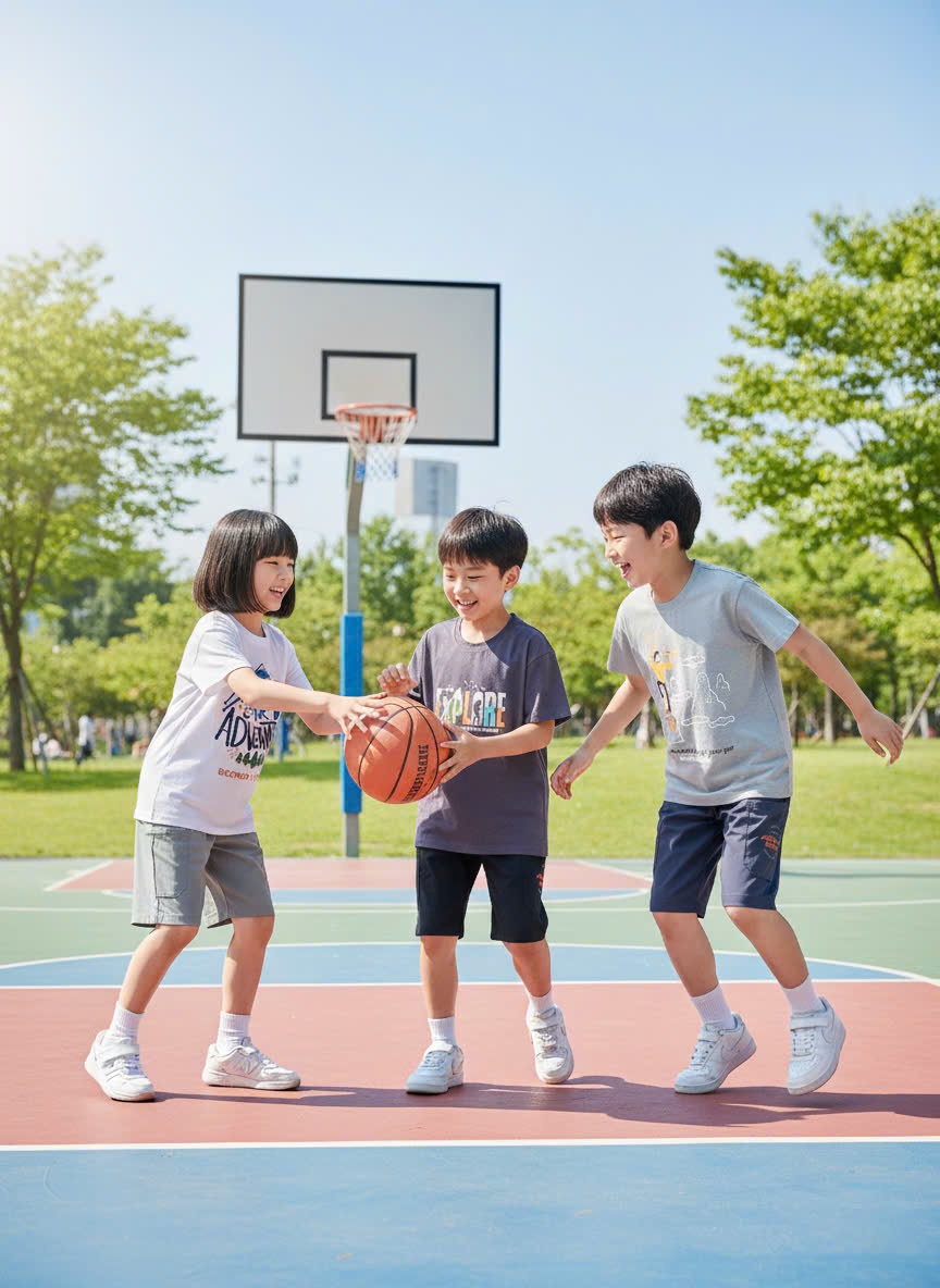 Bộ Beemon cho bé, áo ngắn tay, cổ tròn, quần golf co giãn