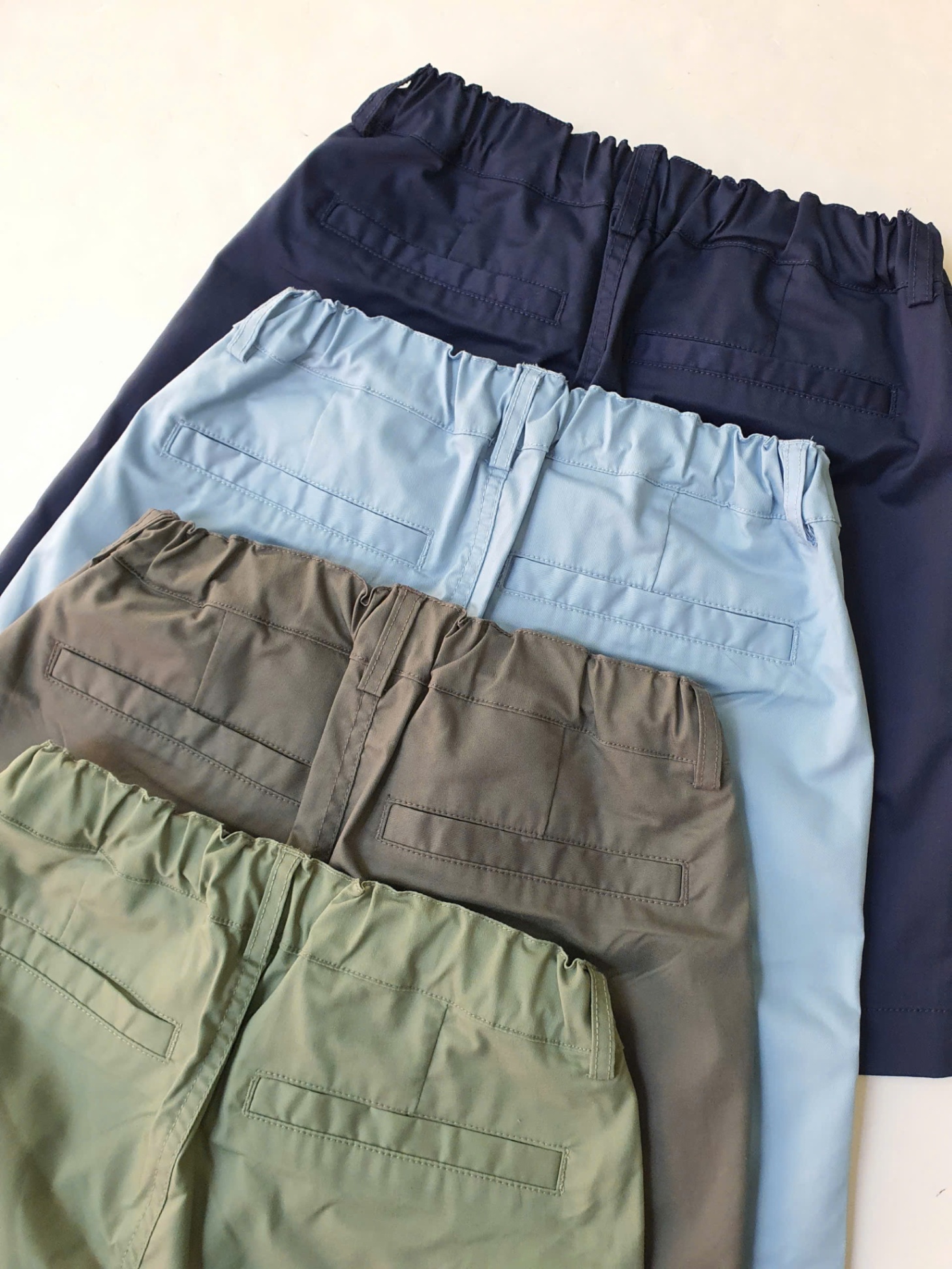 Quần short kaki co giãn Beemon cho BT BG, cạp chun