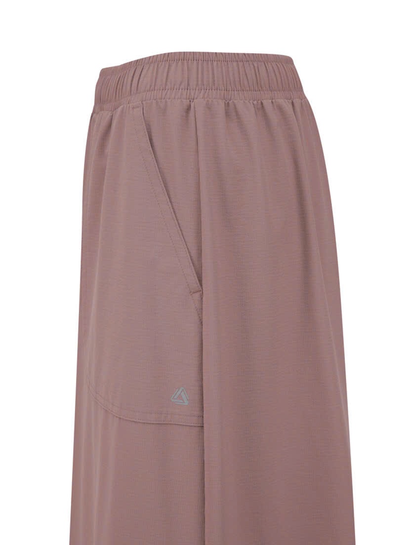 Chân váy midi cạp chun, dòng thể thao