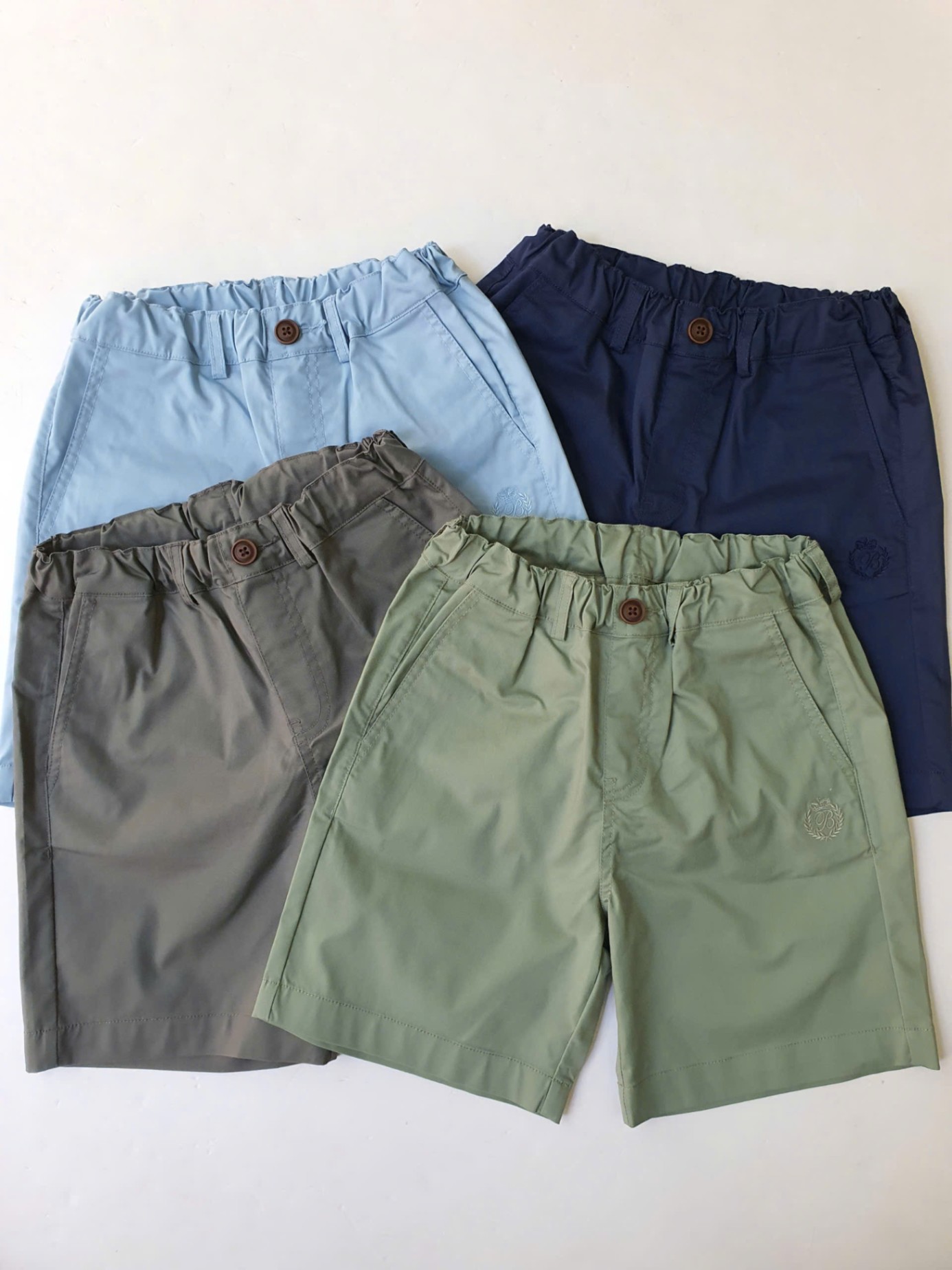 Quần short kaki co giãn Beemon cho BT BG, cạp chun