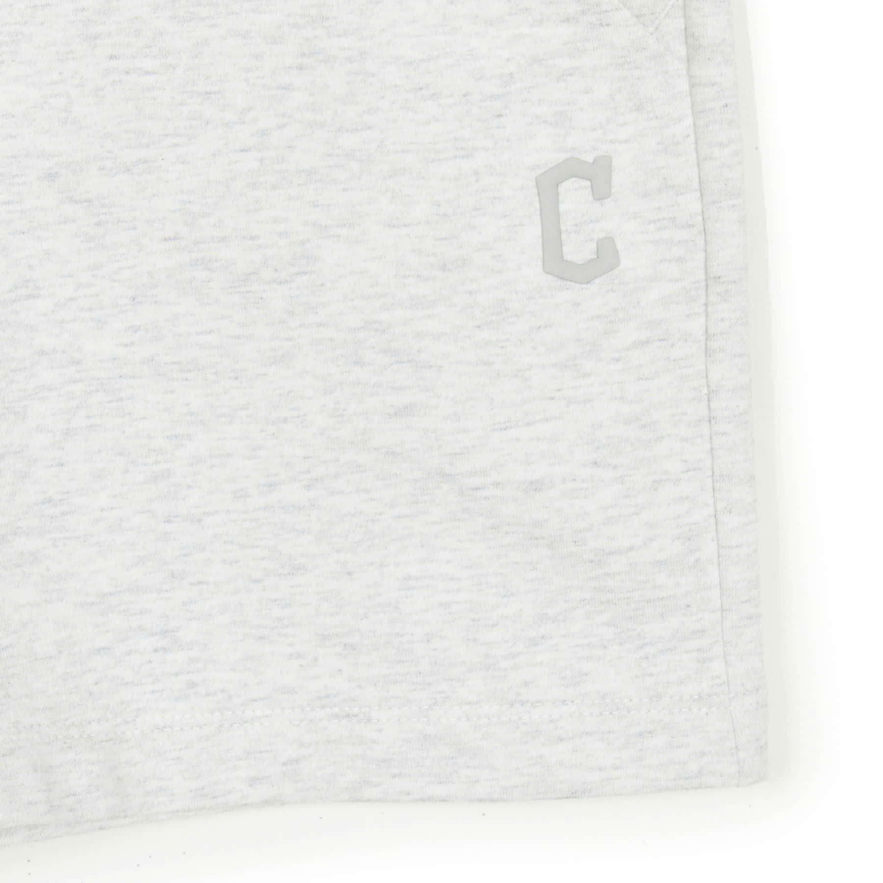 Quần short nỉ da cá cạp chun, logo nhỏ sau