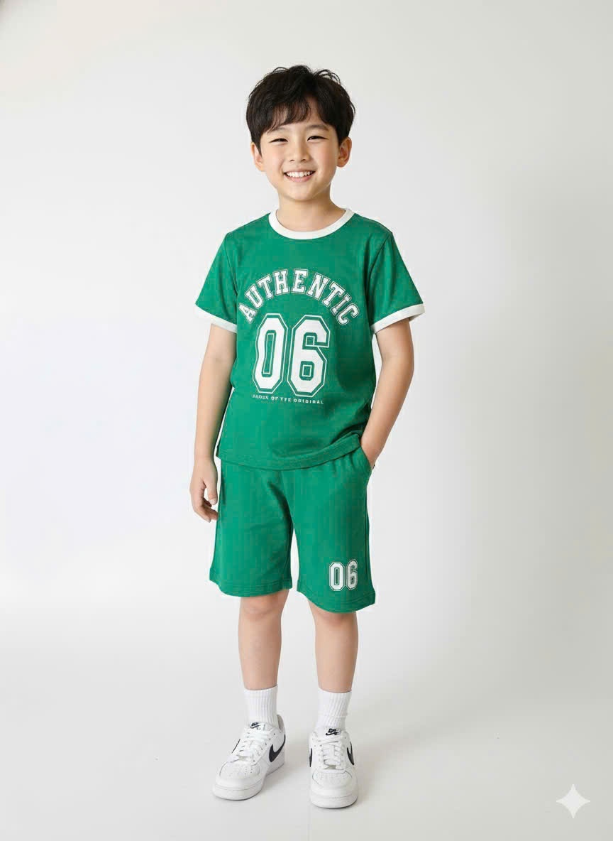 Bộ cotton Beemon cho BT BG, chữ AUTHENTIC