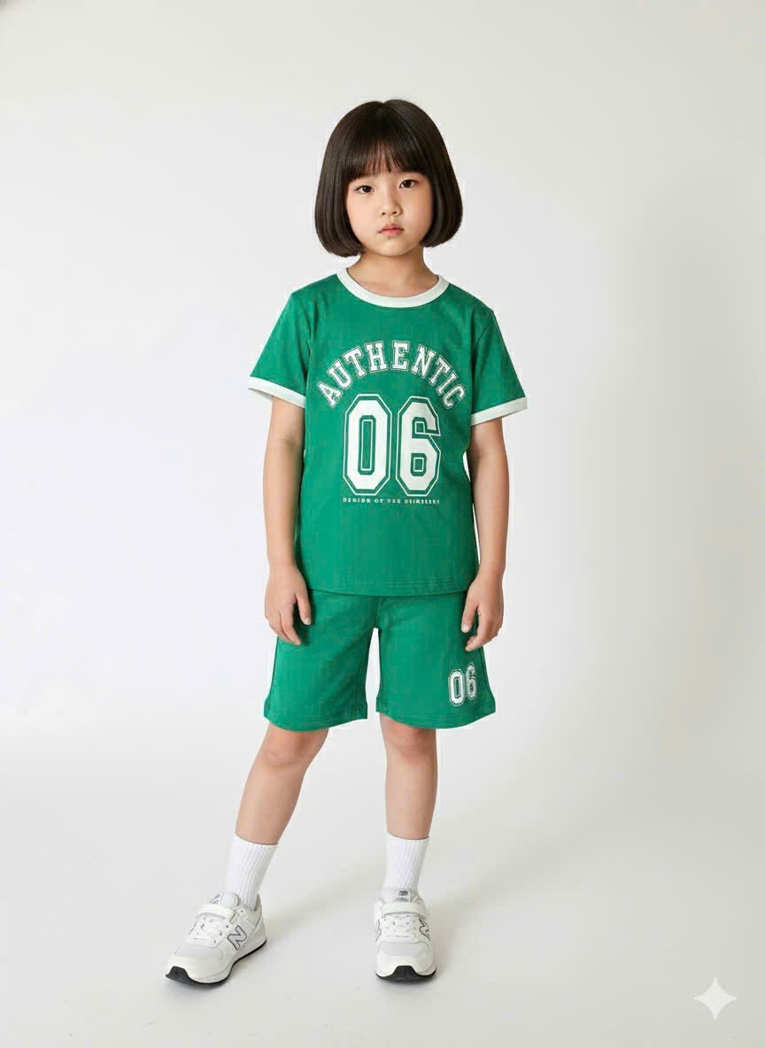 Bộ cotton Beemon cho BT BG, chữ AUTHENTIC