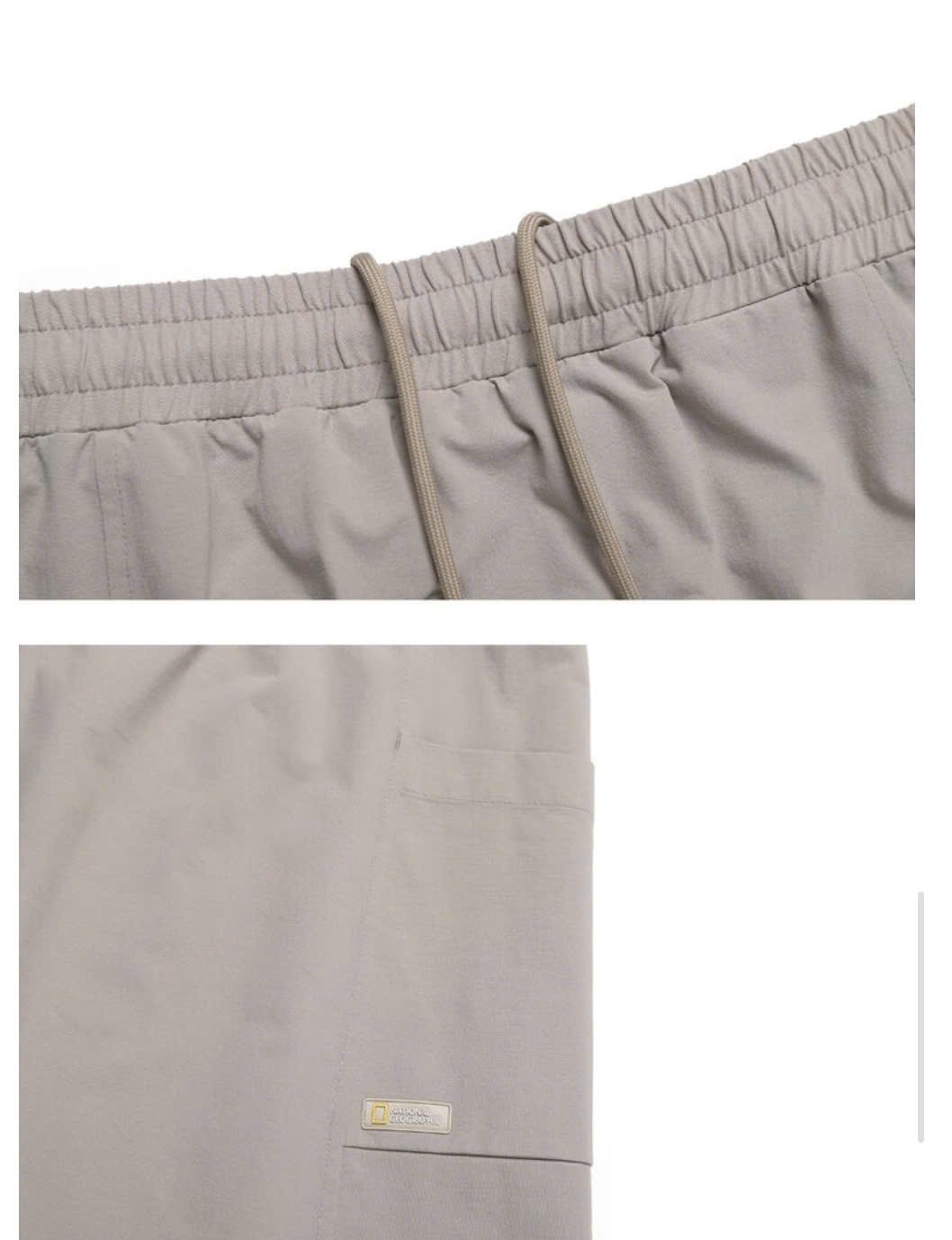 Chân váy midi cạp chun, 2 túi vuông