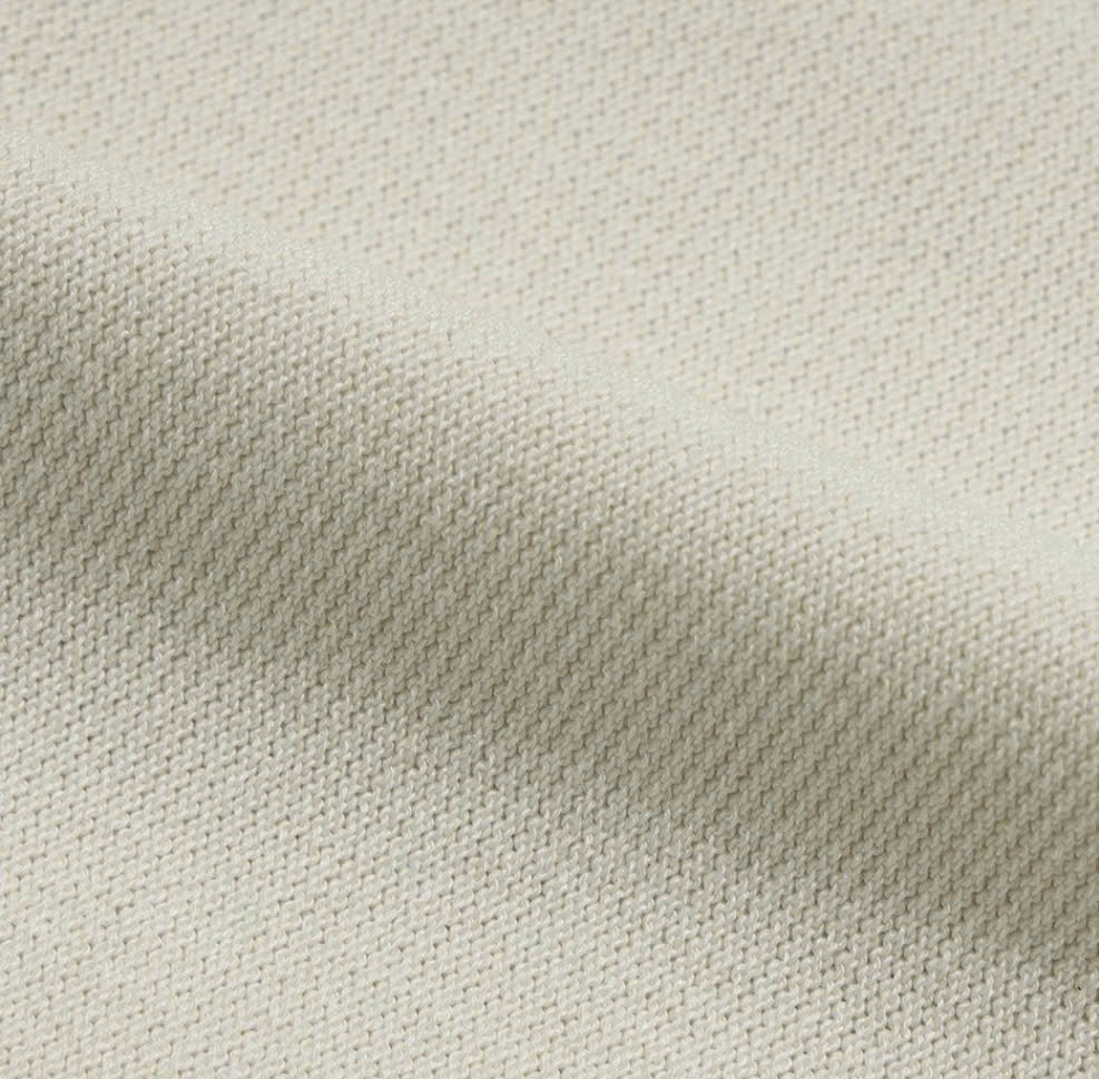Áo thun dệt kim cổ polo ngắn tay, logo thỏ nhỏ