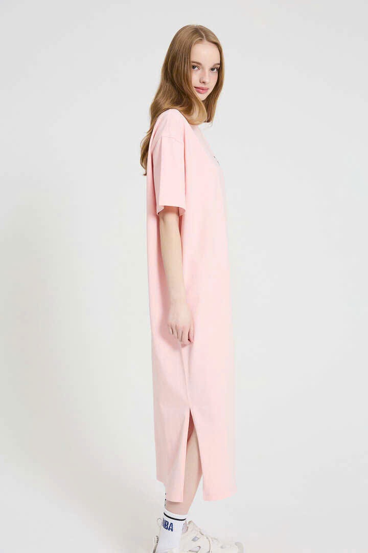 Váy cotton maxi, logo nhỏ trước ngực