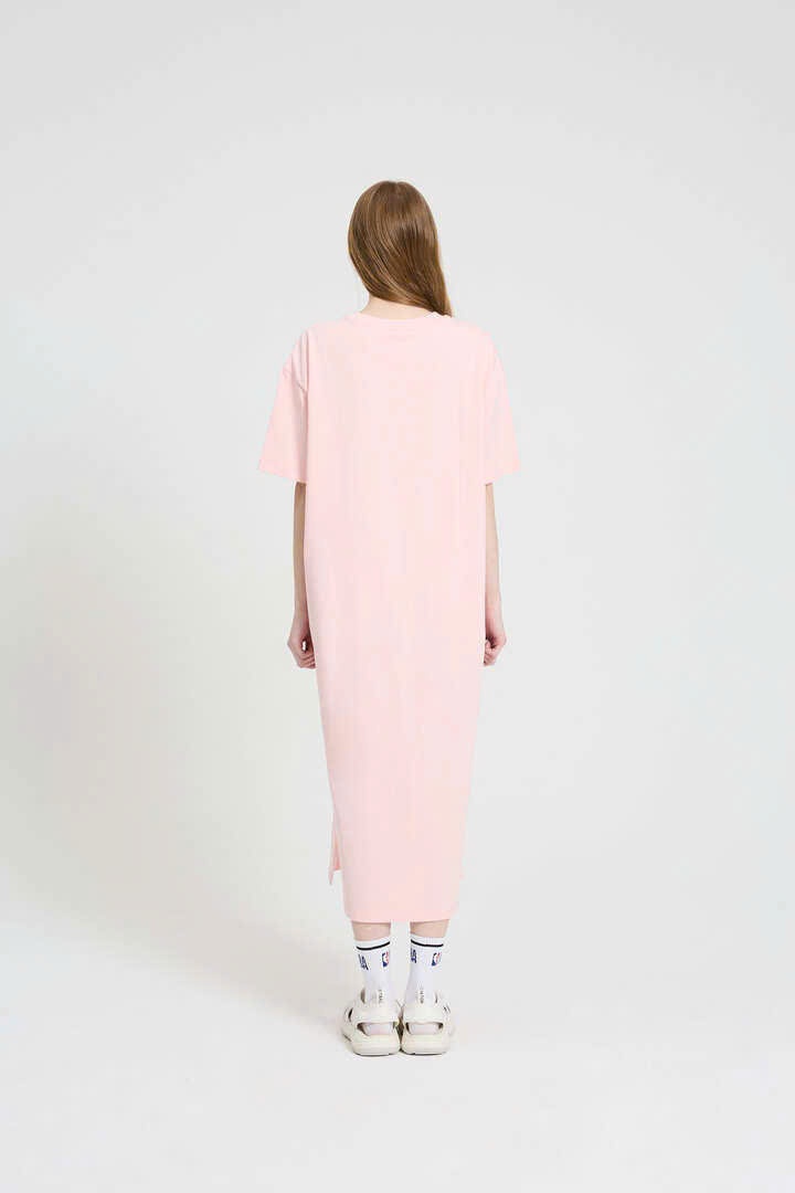 Váy cotton maxi, logo nhỏ trước ngực