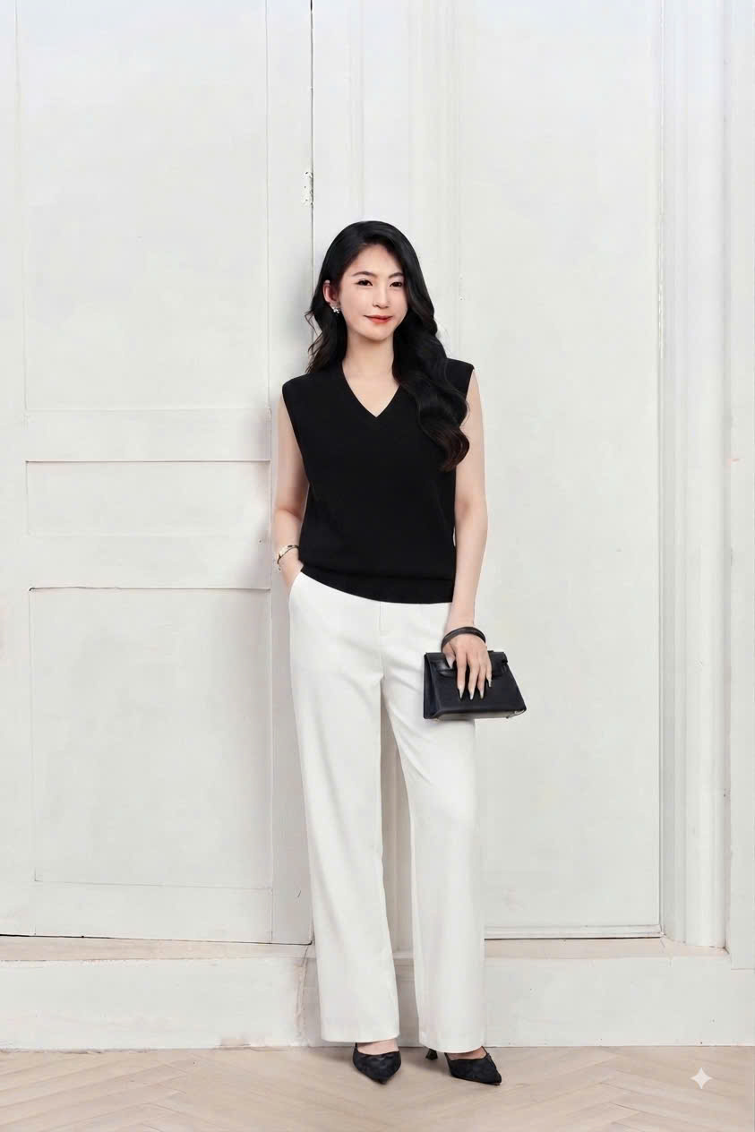 Áo ba lỗ mongtogi, cổ tim vạt