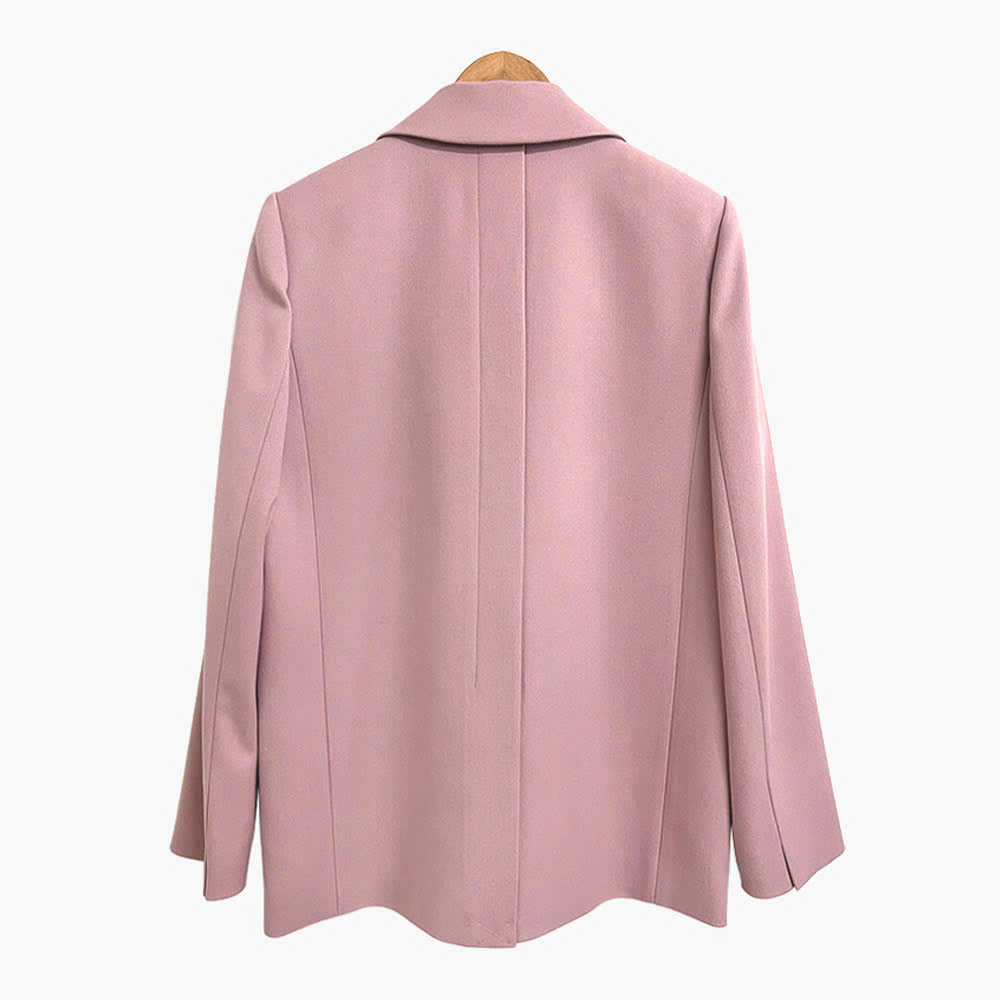 Áo blazer oversize 1 khuy, túi 2 bên và 1 túi giả trước ngực