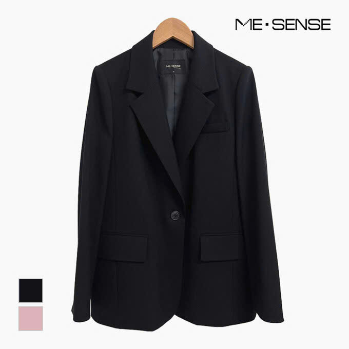 Áo blazer oversize 1 khuy, túi 2 bên và 1 túi giả trước ngực