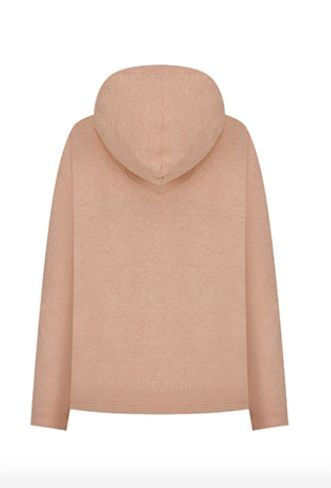 Áo hoodie len có mũ vải mỏng vừa, bo gấu nhẹ