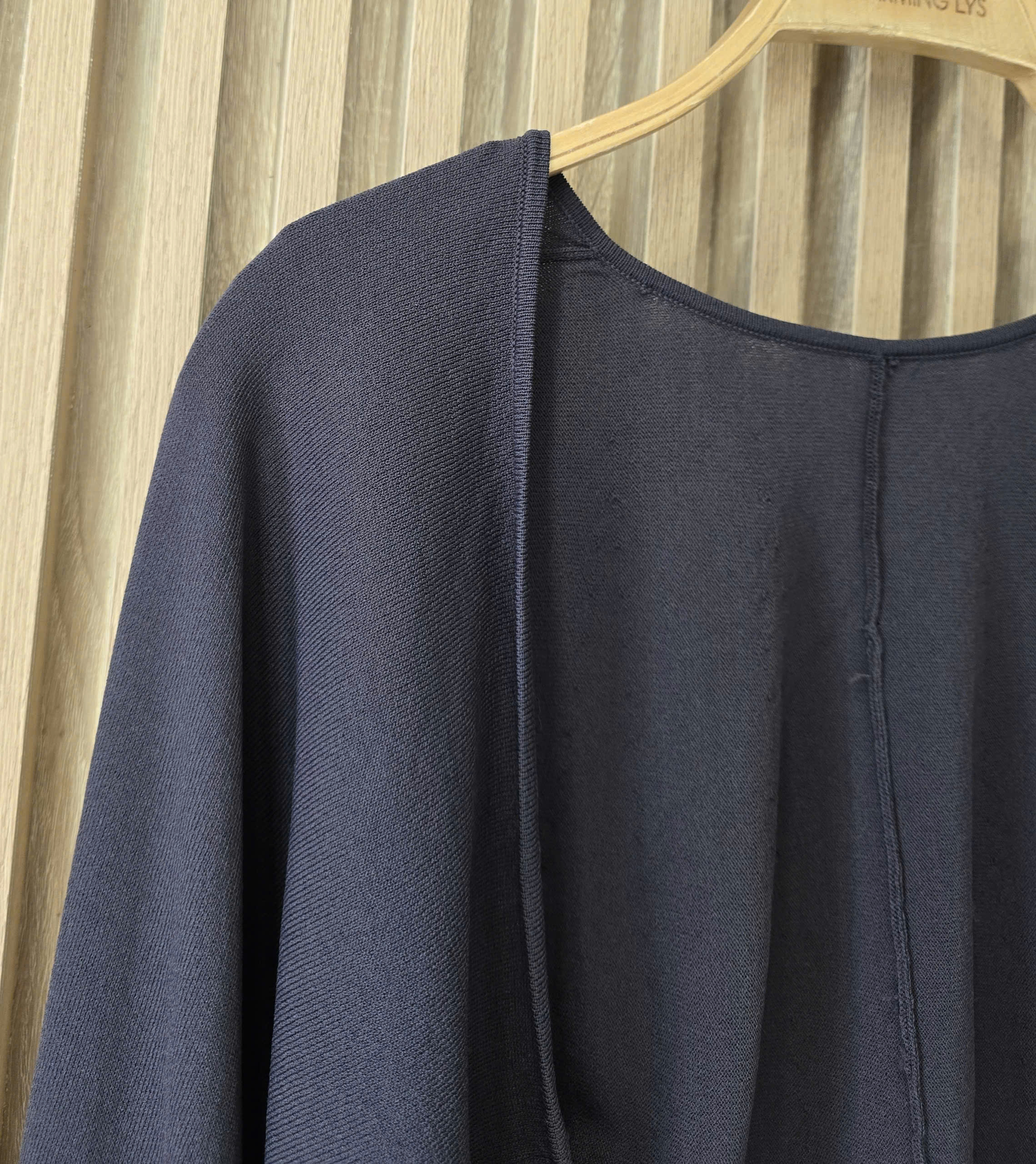 Áo khoác cardigan len dáng lửng dài tay thủy thủ