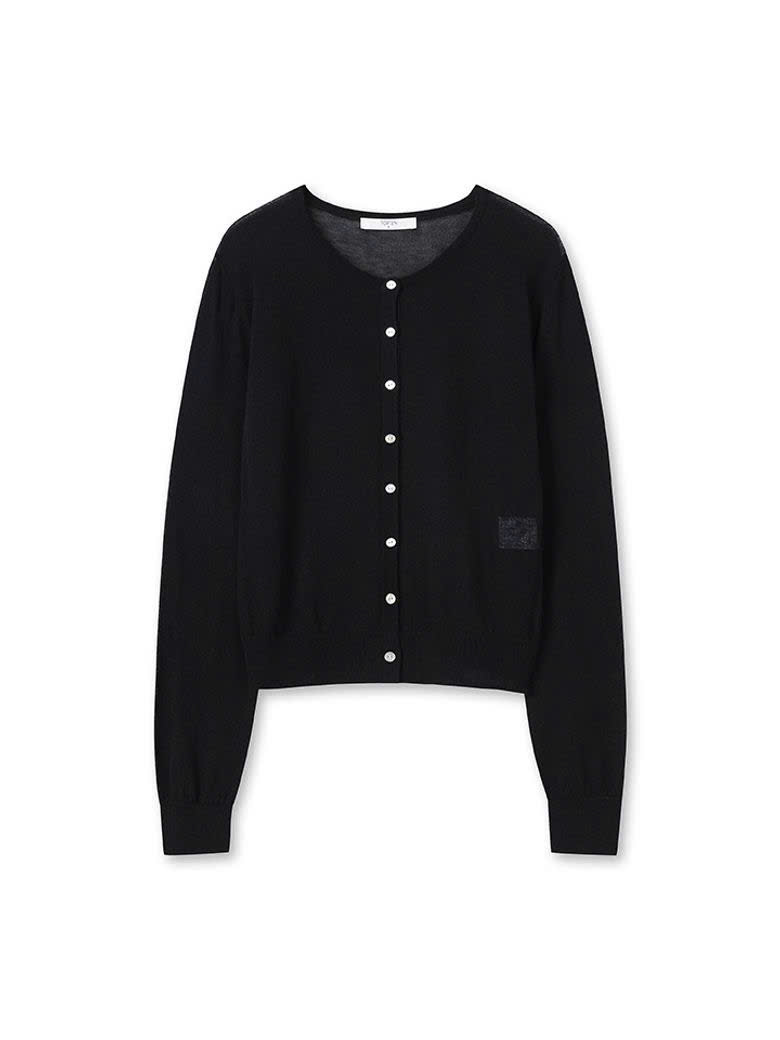 Áo khoác cardigan len mongtogi, cúc sừng, 8 cúc