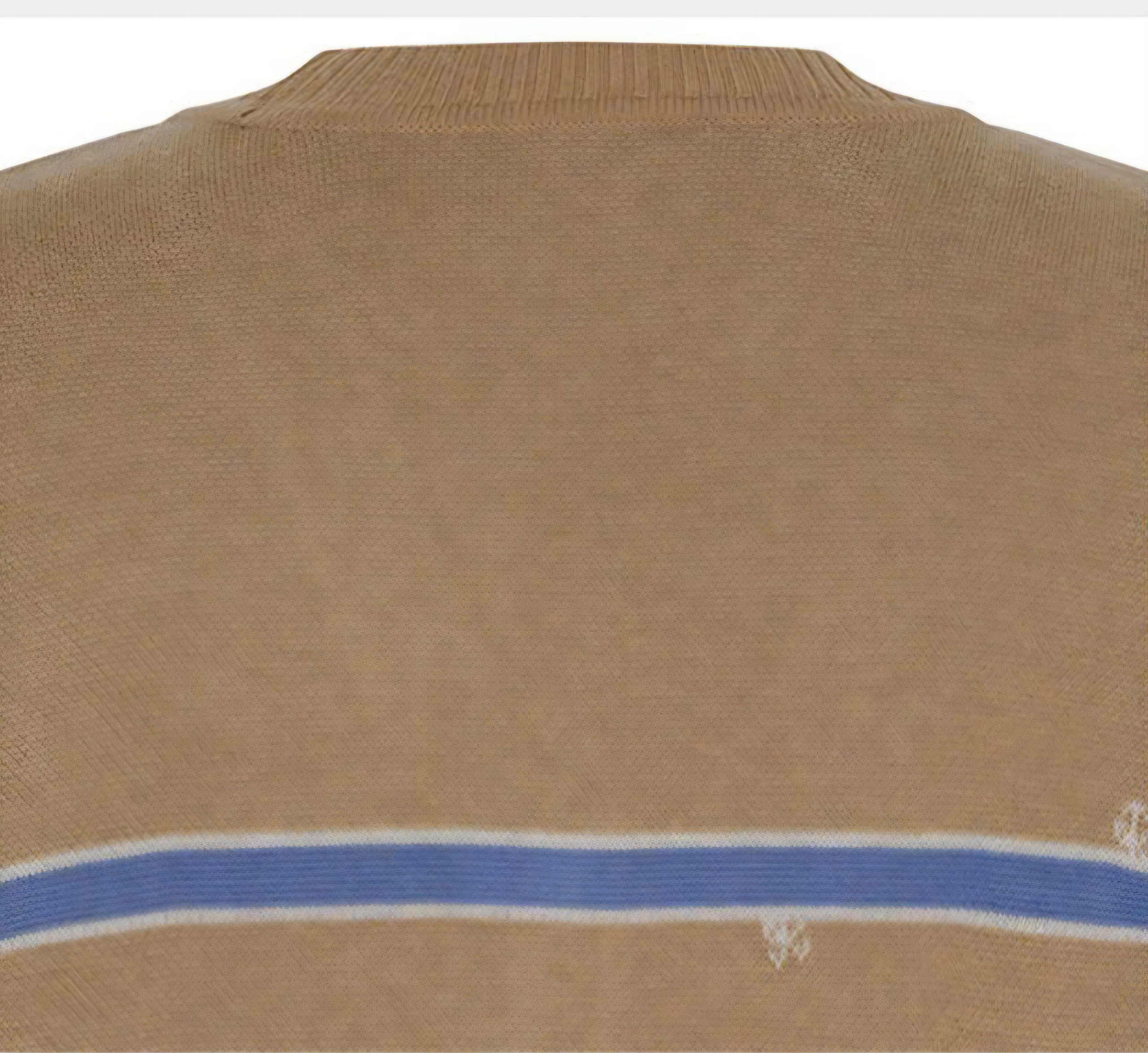 Áo khoác len cardigan cổ V bo gấu, họa tiết kẻ ngang