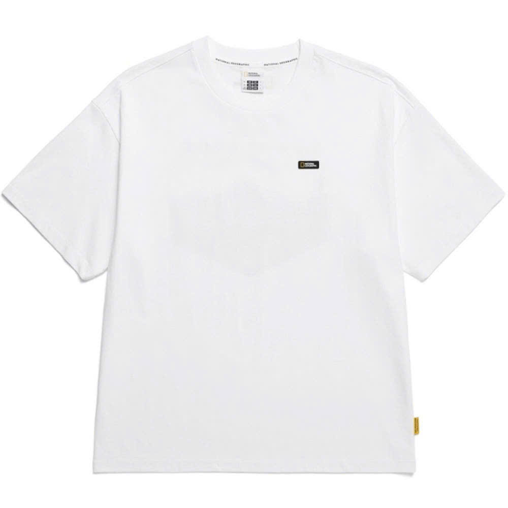 Áo phông oversize cổ tròn, ngắn tay, sau lưng hình núi