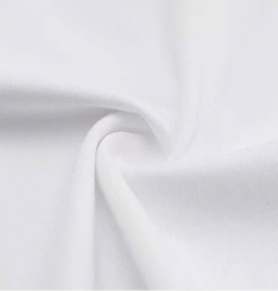 Áo phông unisex,cổ tròn, chữ trước ngực, sau lưng trơn