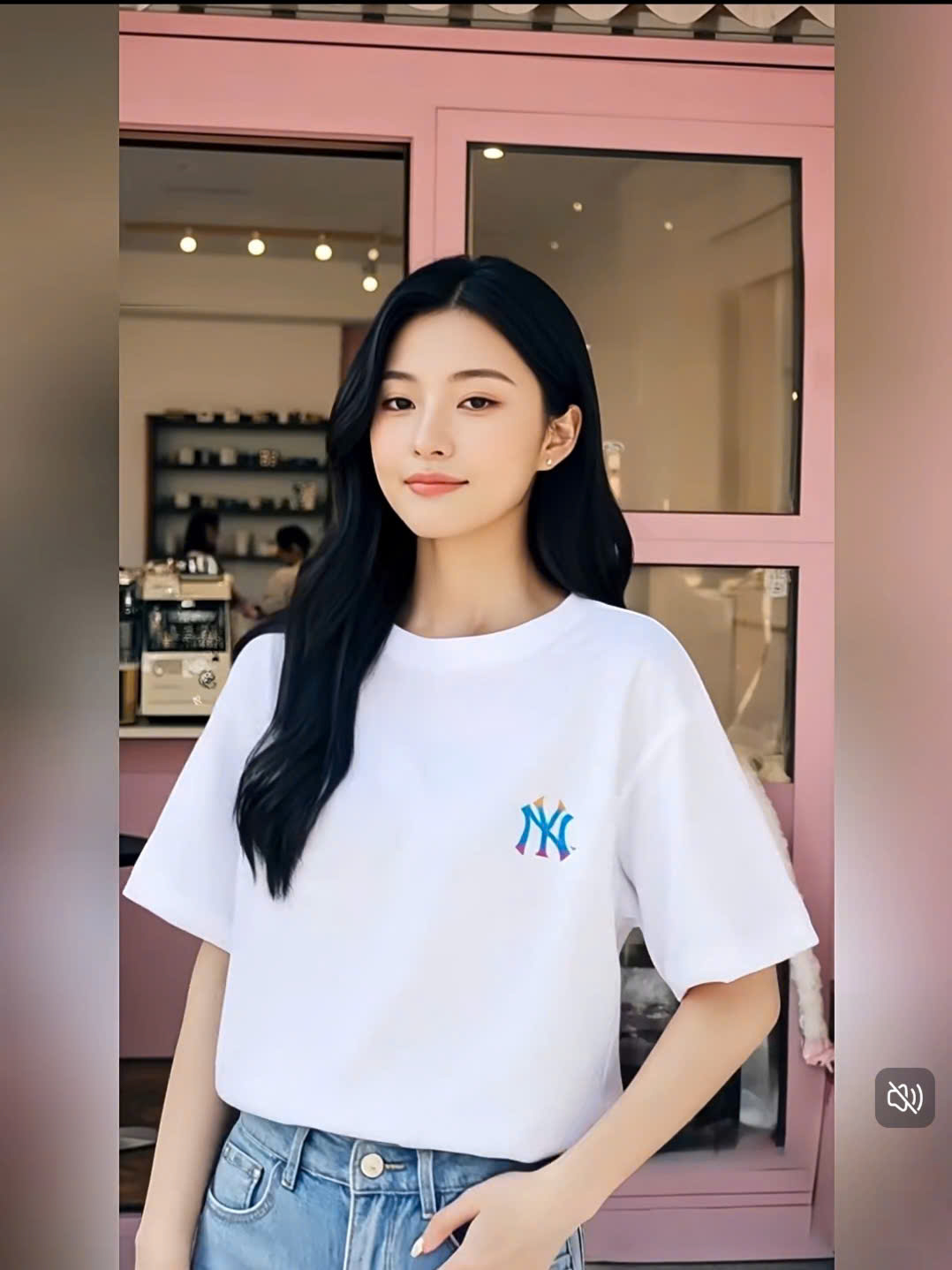 Áo phông unisex, logo in màu nhỏ trước ngực, sau lưng chữ màu lớn