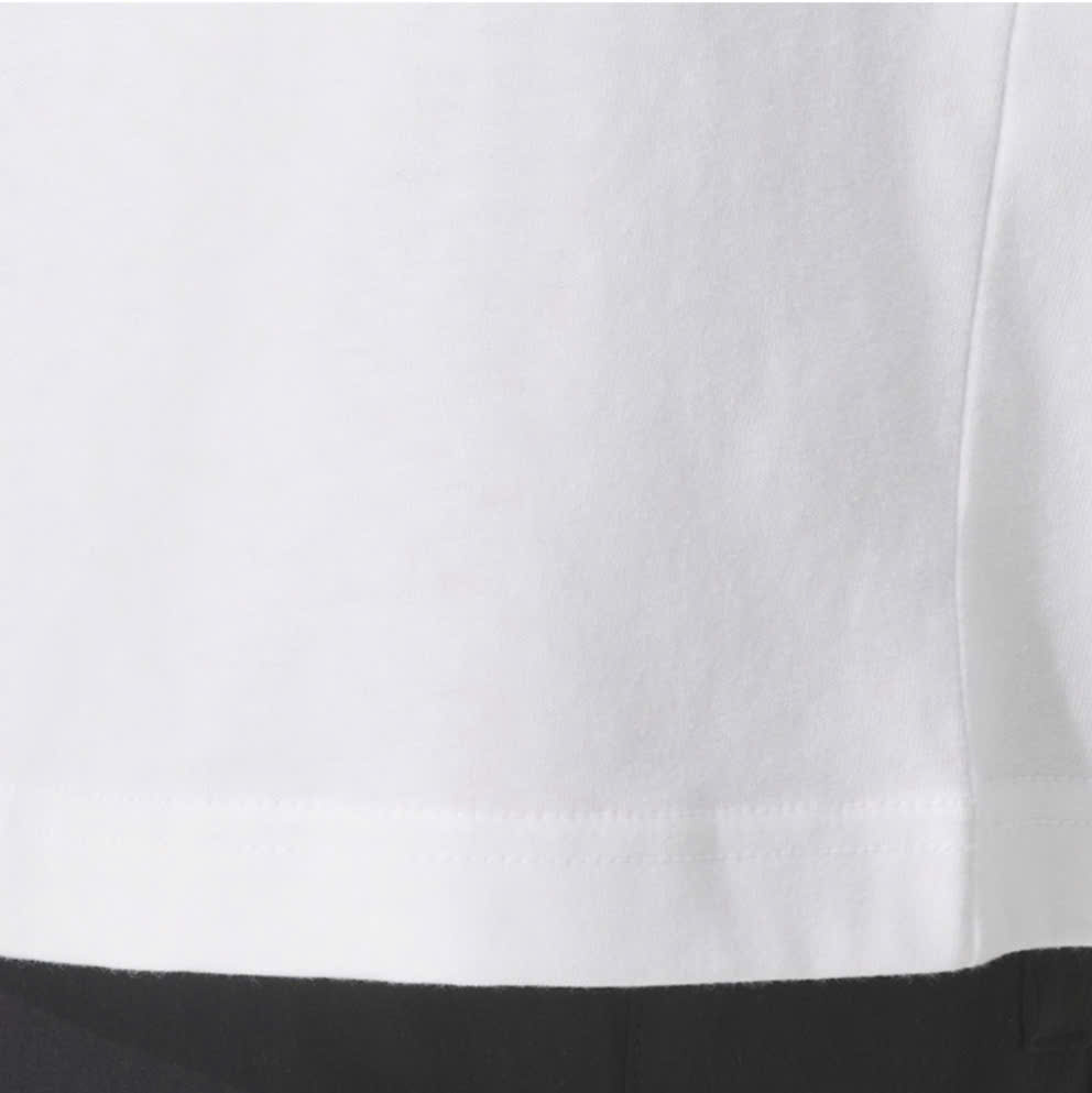 Áo phông unisex, logo nhỏ trước ngực, logo to sau lưng