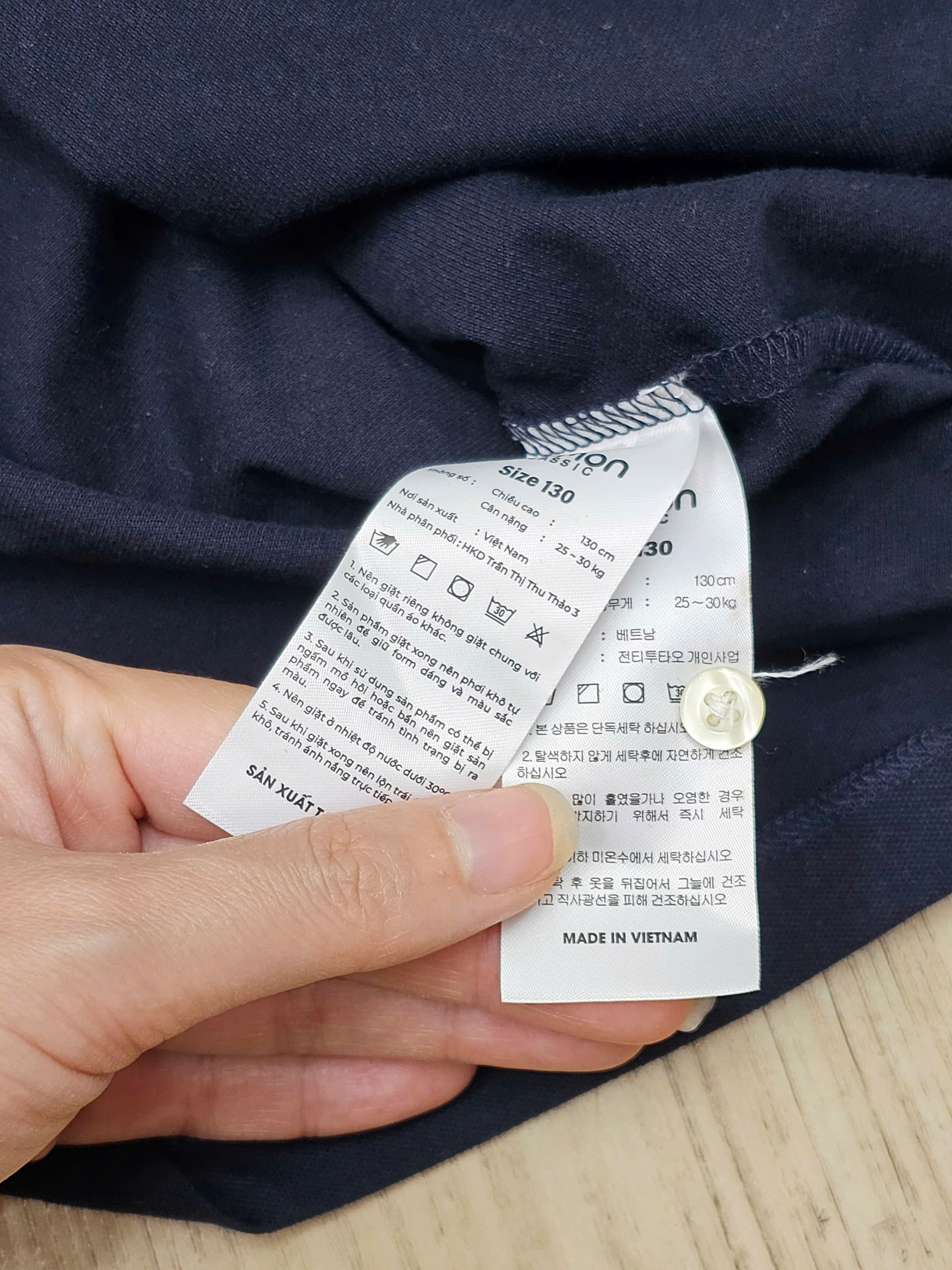 Áo polo Beemon cho bé, viền cổ, cài cúc