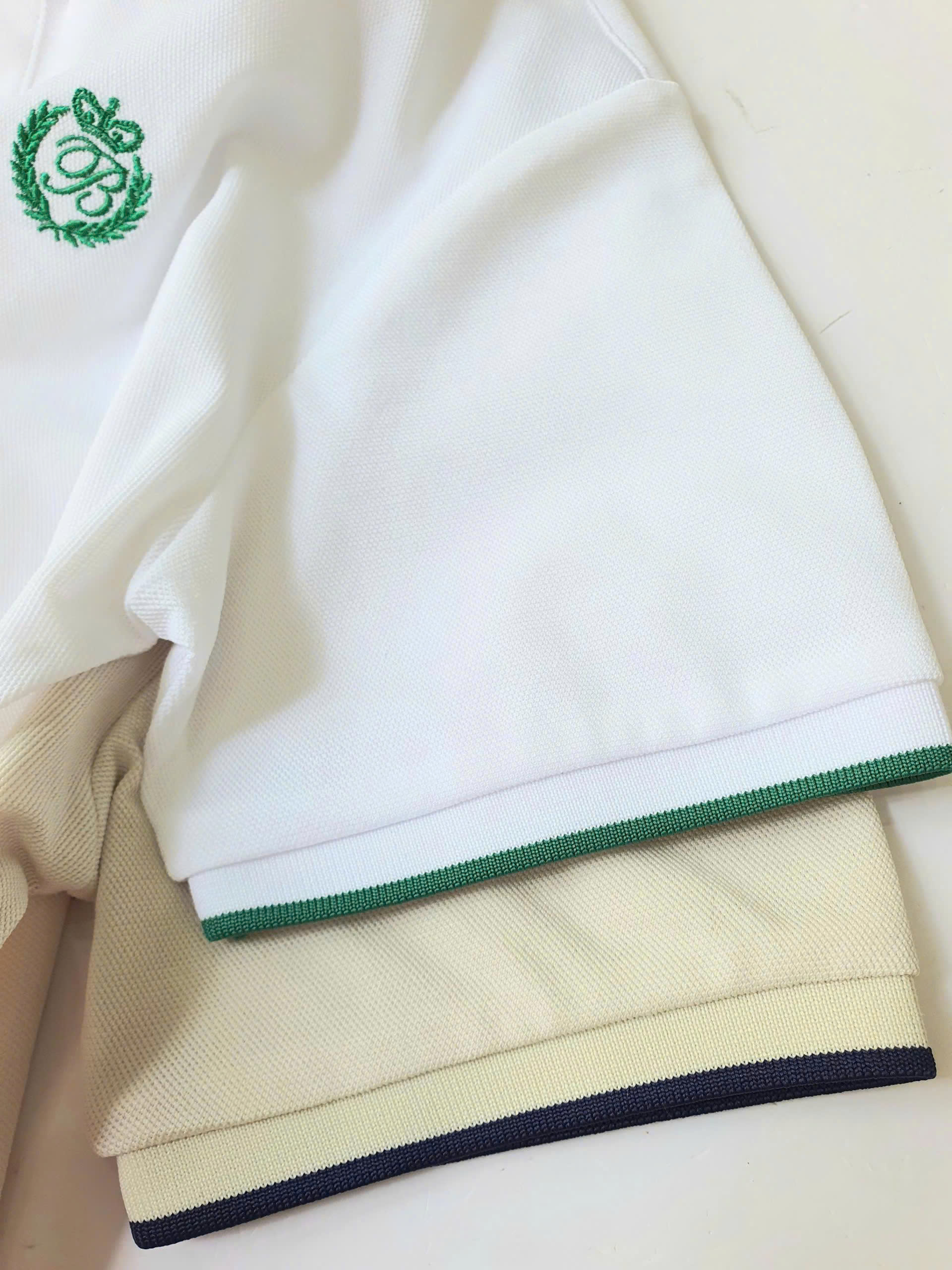 Bộ polo Beemon cho bé, áo cổ phối màu, quần vải golf