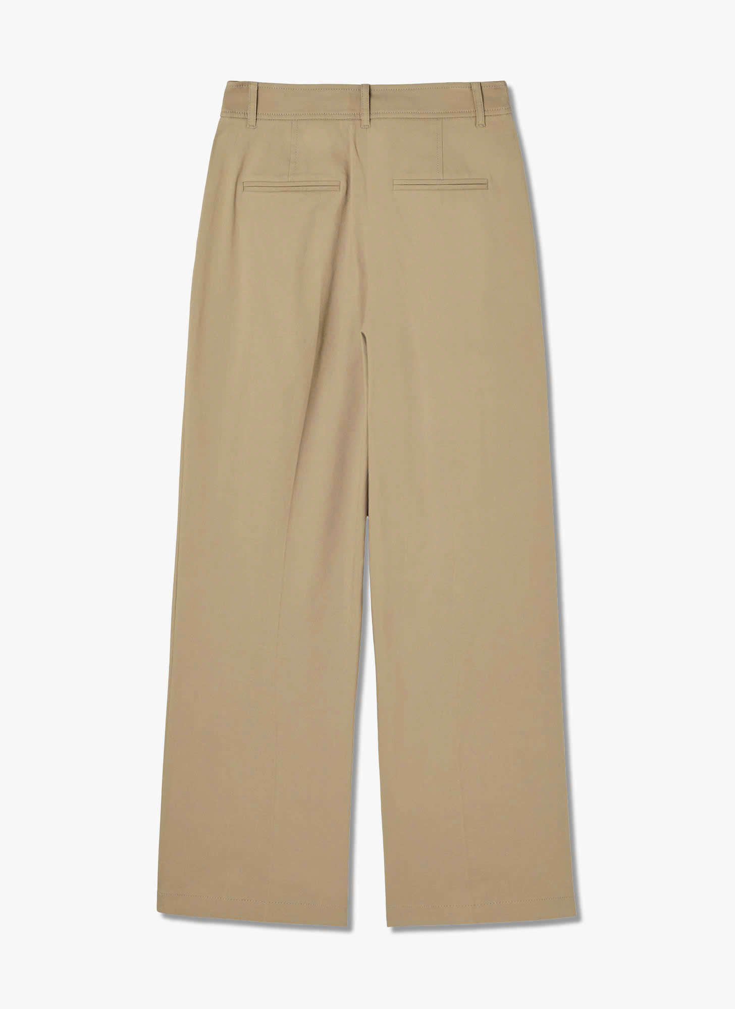 Quần baggy suông kaki, xếp 2 ly, có đỉa, túi chéo