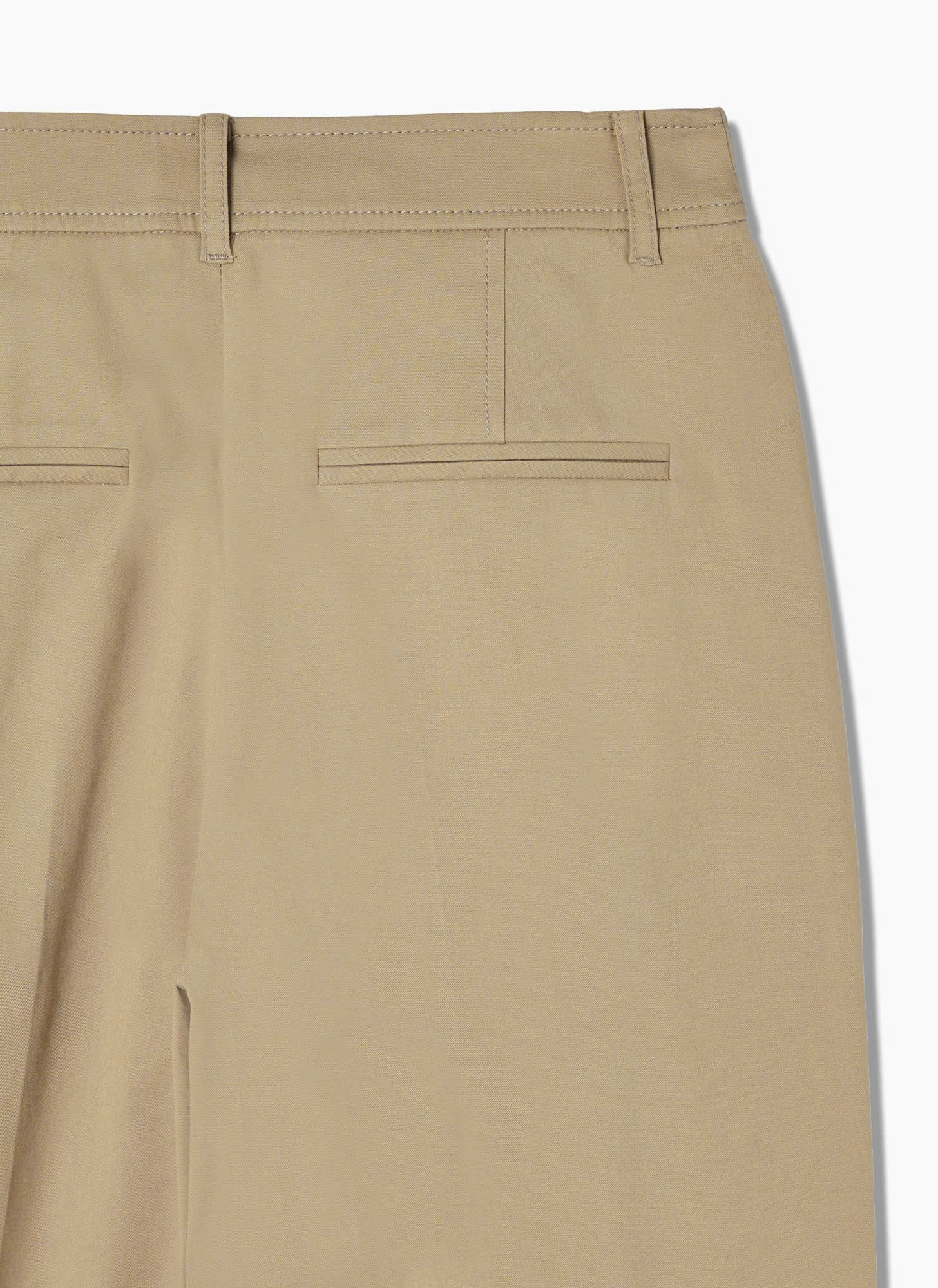 Quần baggy suông kaki, xếp 2 ly, có đỉa, túi chéo