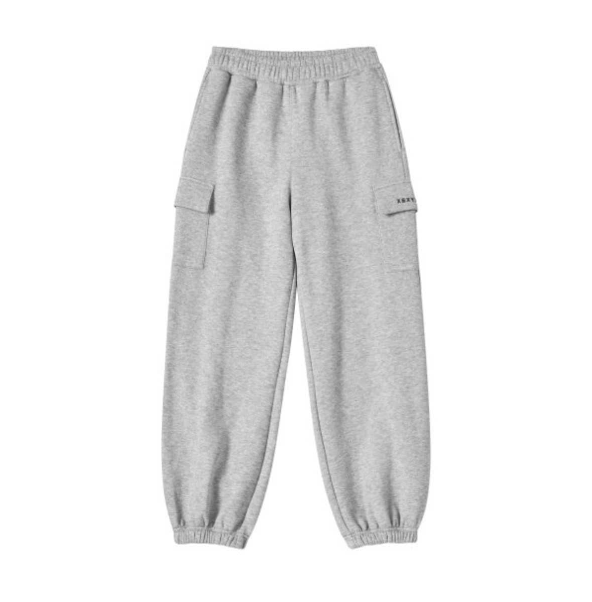 Quần nỉ bông túi hộp cạp chun, dáng jogger