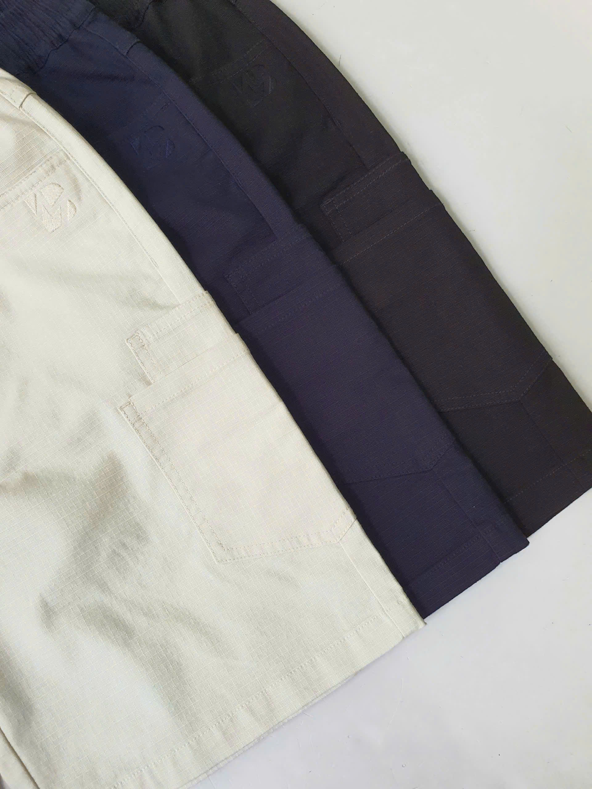 Quần short bermuda Beemon cho bé, cạp chun, túi hộp