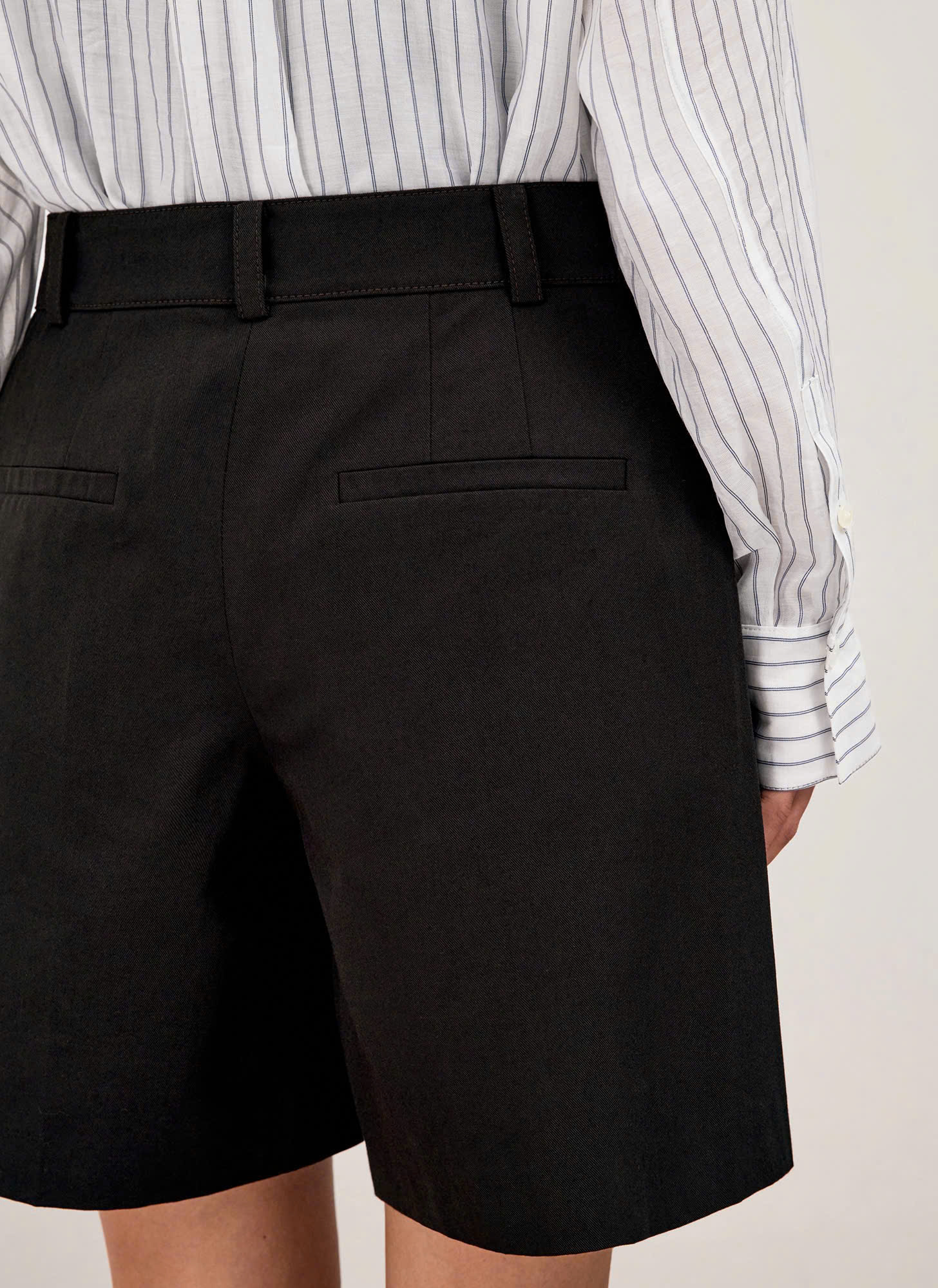 Quần short chất kaki, cạp thường, 2 túi thật