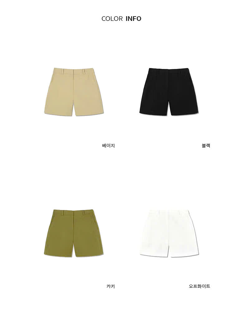 Quần short chất kaki, cạp thường, 2 túi thật