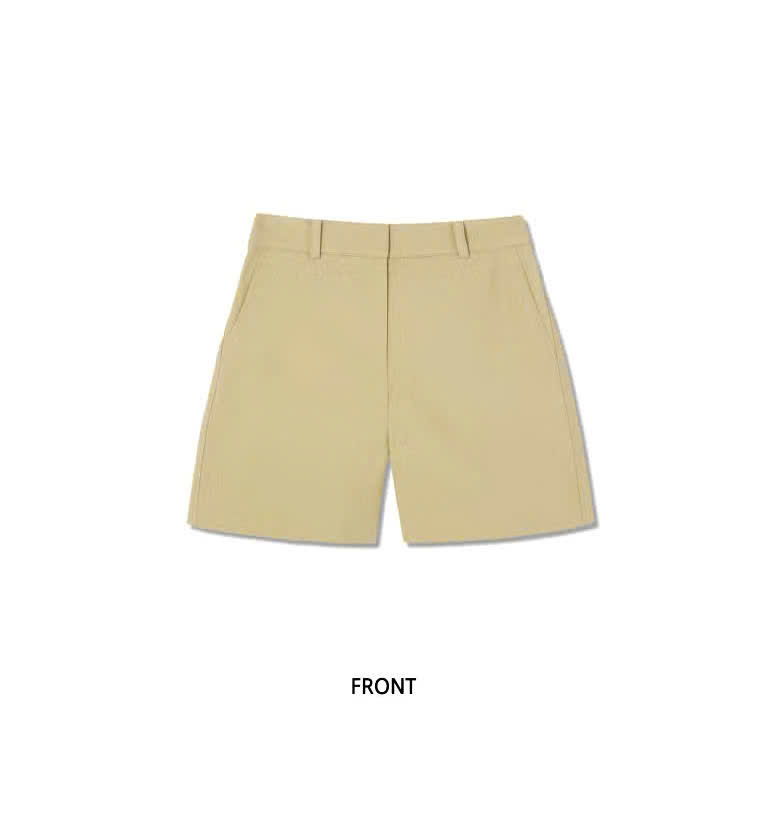 Quần short chất kaki, cạp thường, 2 túi thật