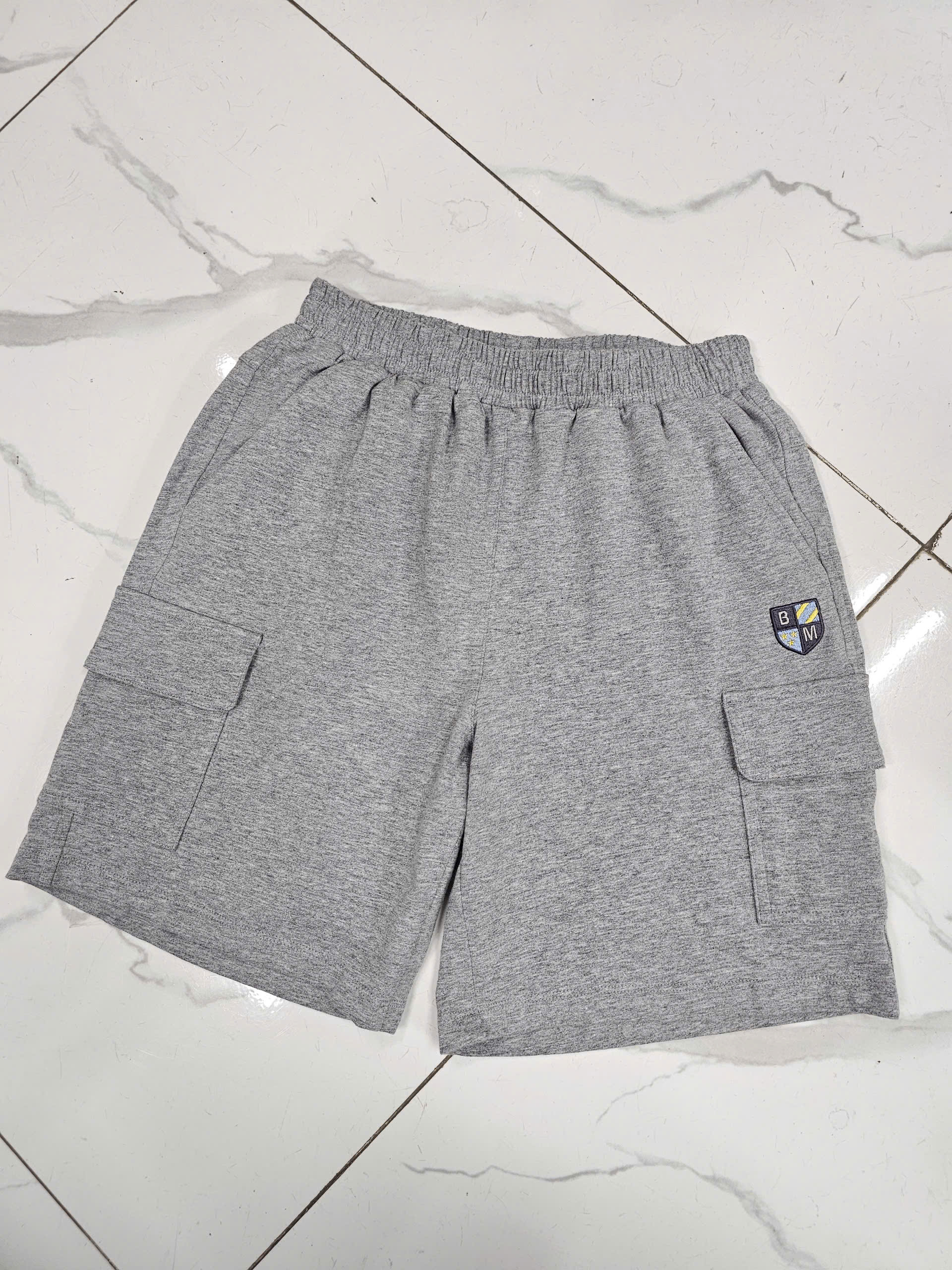 Quần short cotton Beemon BTBG cạp chun,túi hộp