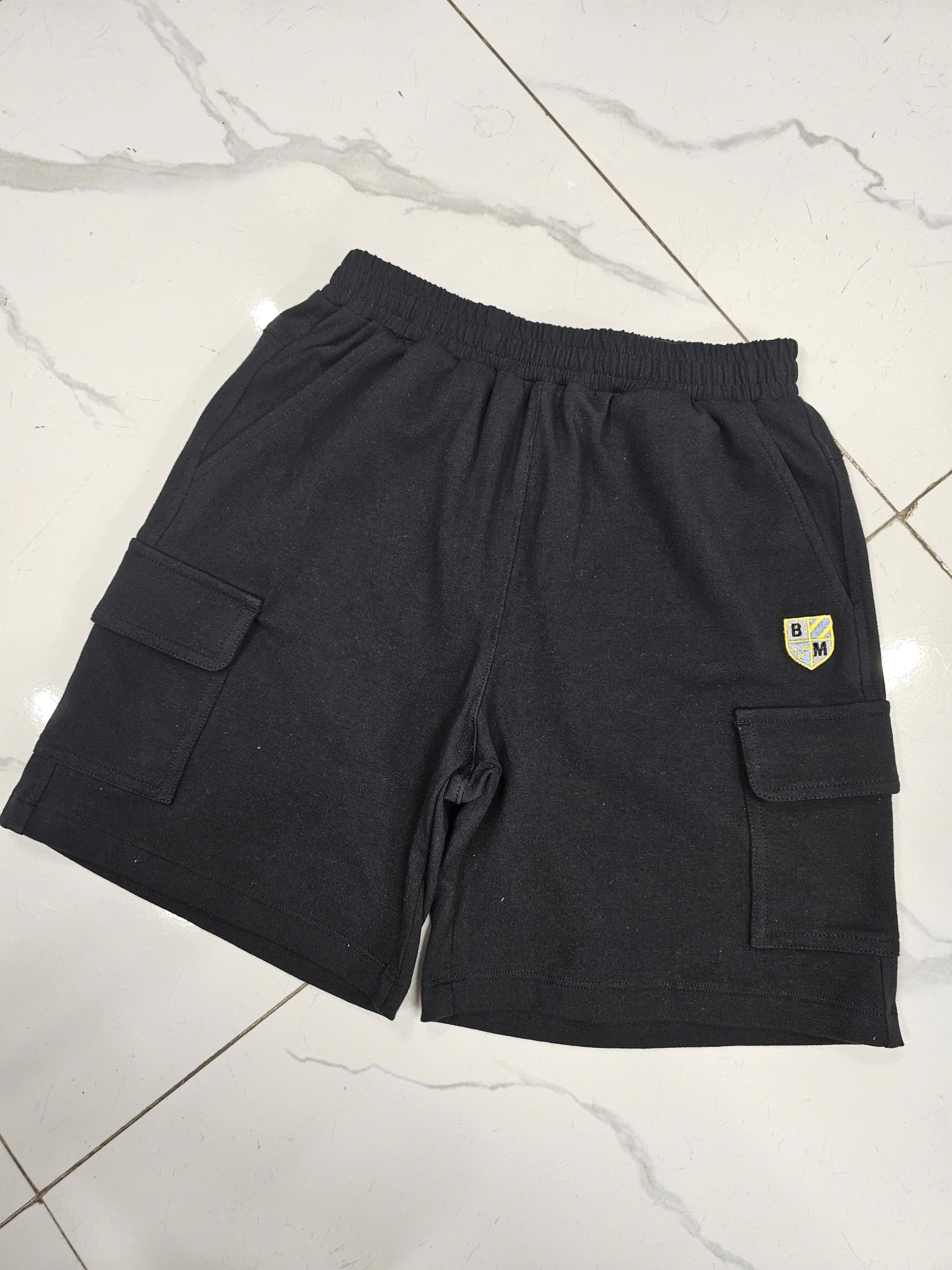 Quần short cotton Beemon BTBG cạp chun,túi hộp