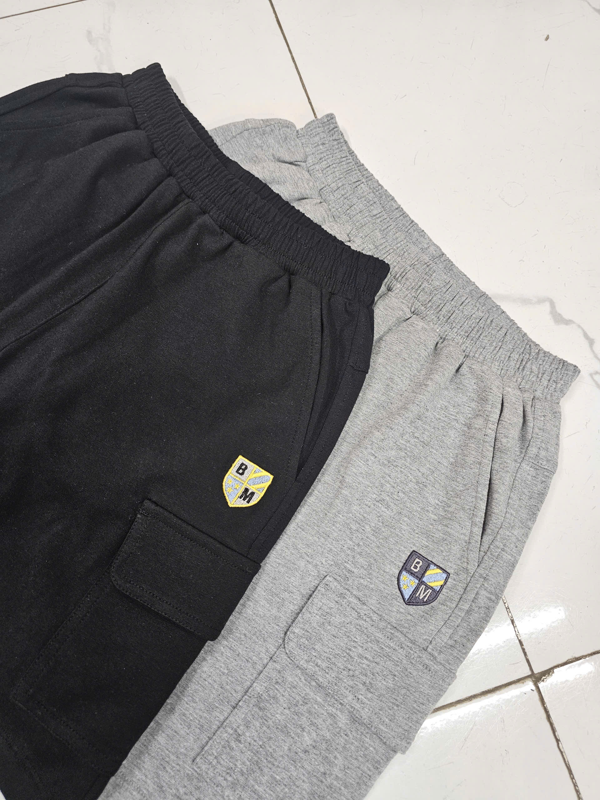 Quần short cotton Beemon BTBG cạp chun,túi hộp
