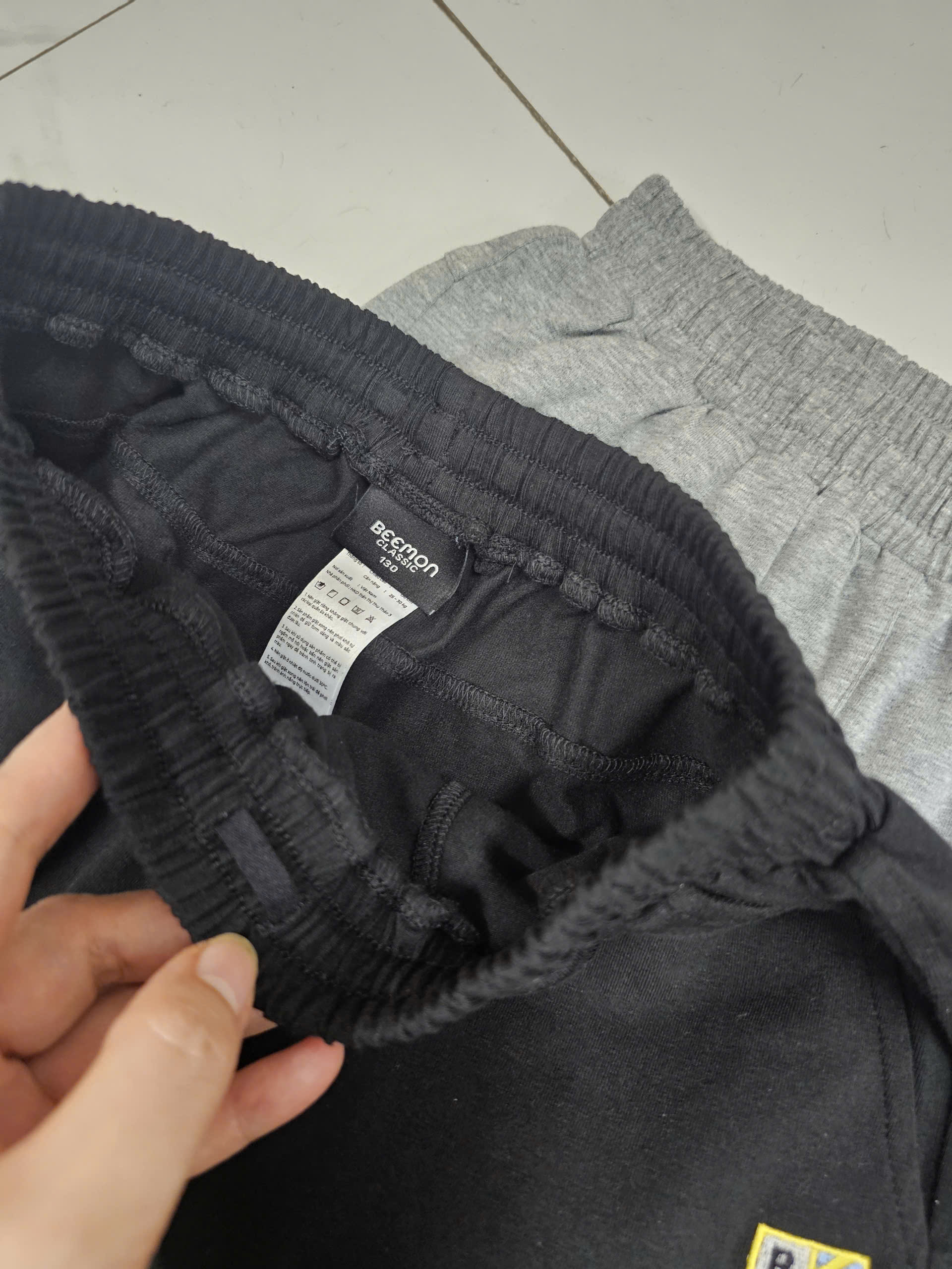 Quần short cotton Beemon BTBG cạp chun,túi hộp