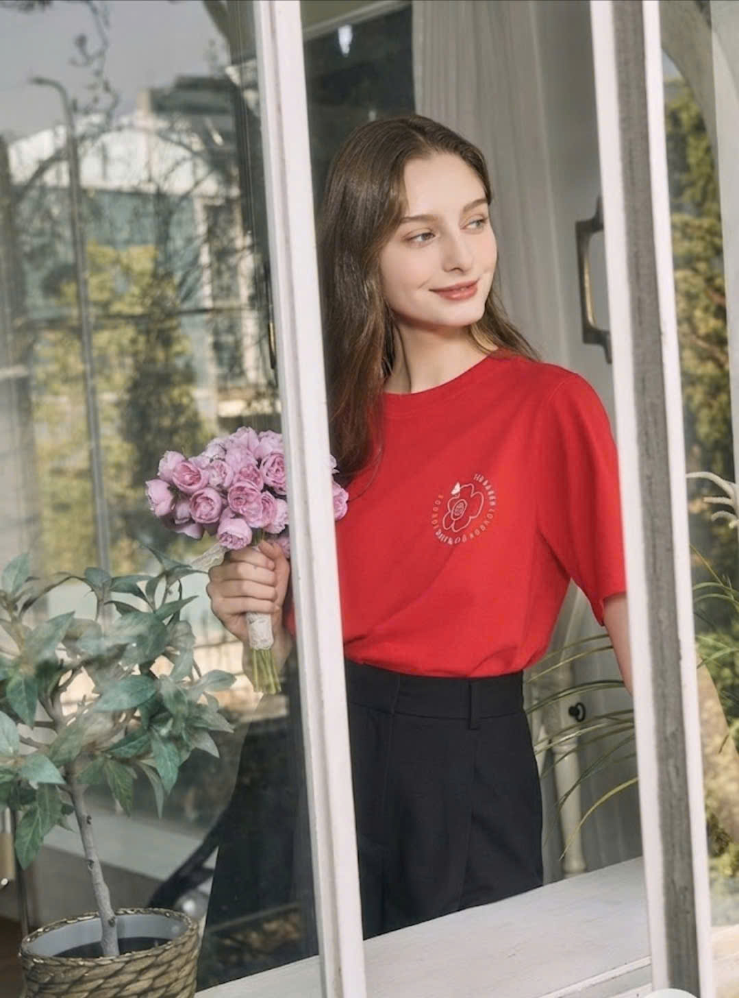 Quần short xếp 1 ly, 2 túi chéo